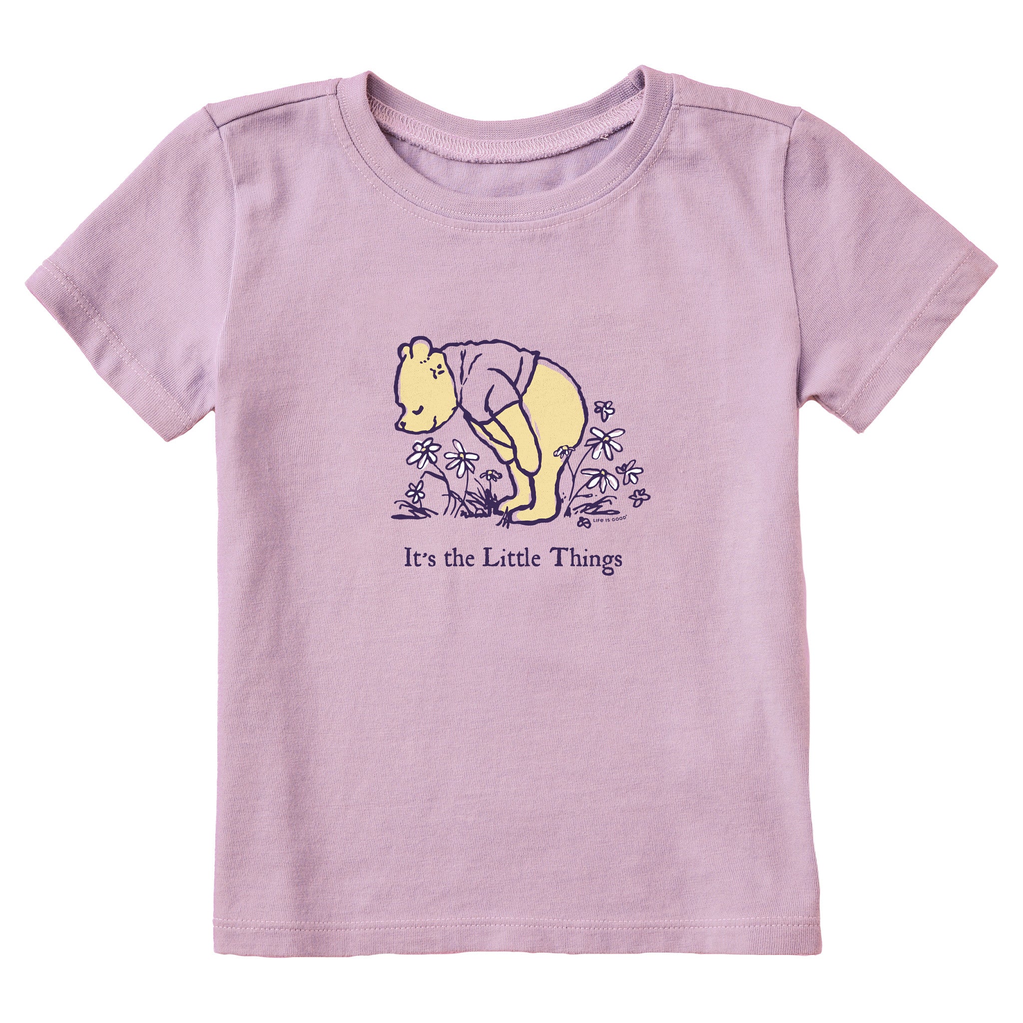 Toddler It's the Little Things Winnie Short Sleeve Crusher Tee