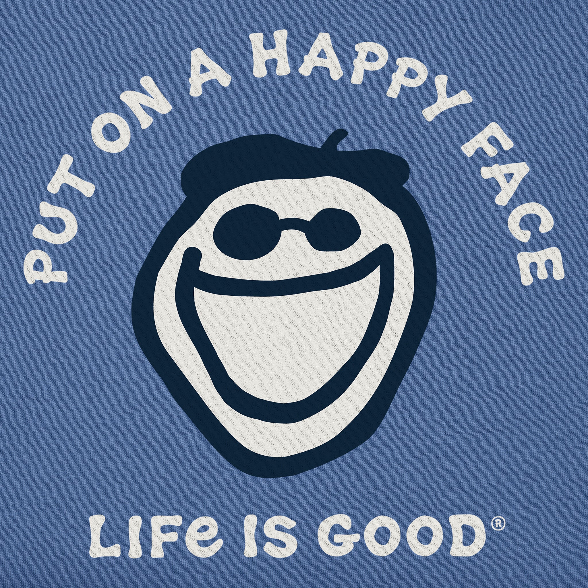 Women's Put On a Happy Face Jake Short Sleeve Tee | Shop Life is Good