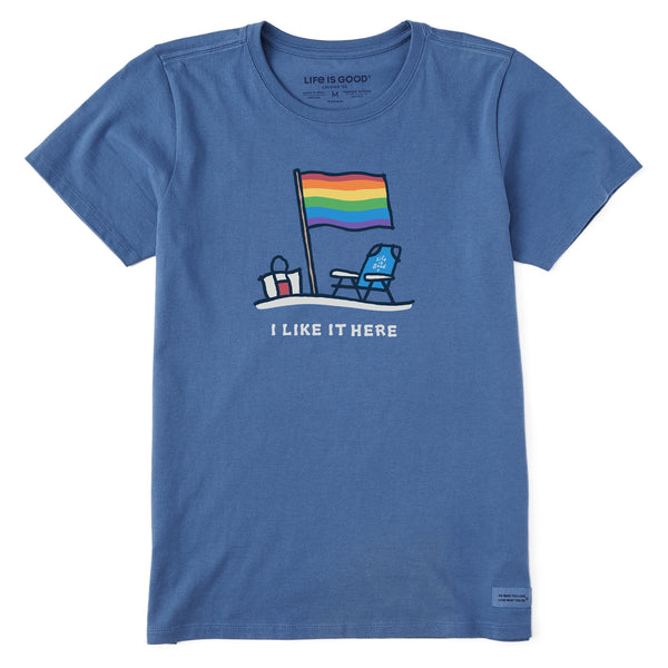 Into The Wine Tee - Women's LGBTQ Pride Graphic T-Shirt, Casual Short Sleeve Top