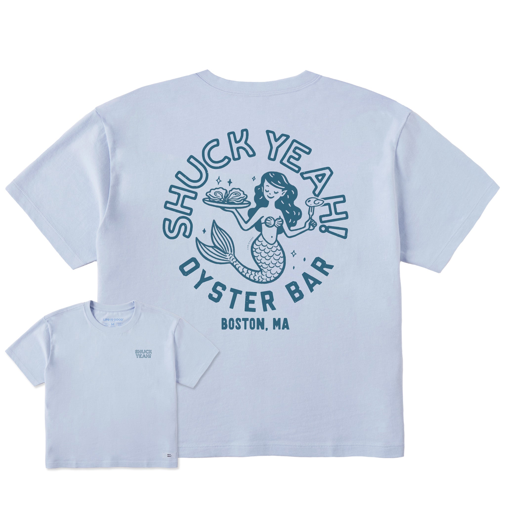 Women's Shuck Yeah Oyster Bar Short Sleeve Crusher Boxy Tee | Shop
