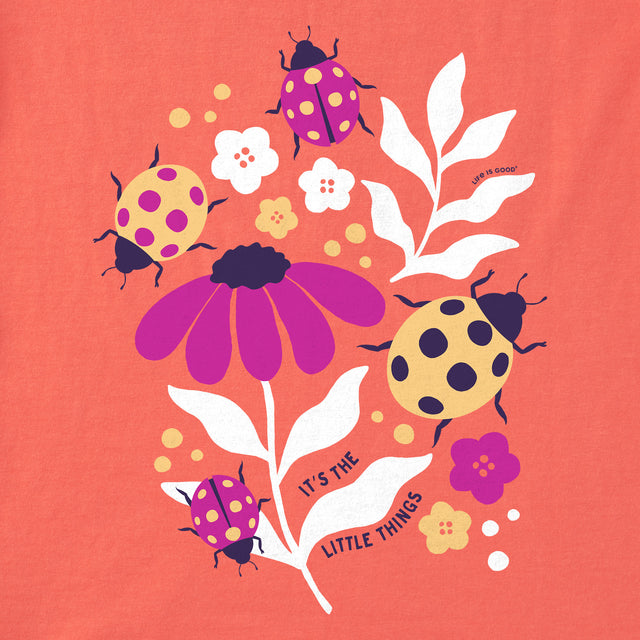 Product image for "Kids It's the Little Ladybug Things Short Sleeve Crusher Tee" ||165006_2