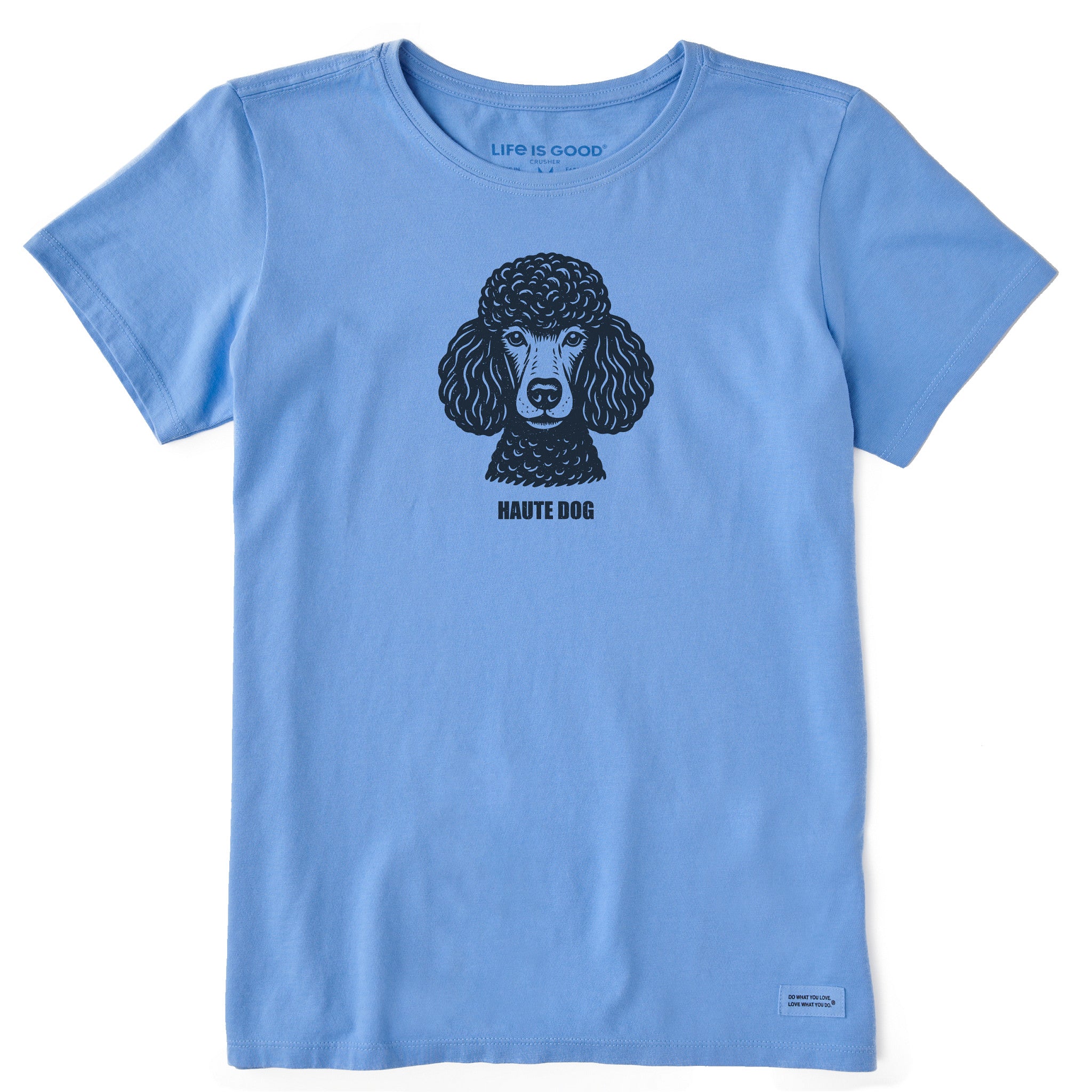 Women's Bert's Haute Dog Poodle Short Sleeve Crusher Tee | Shop
