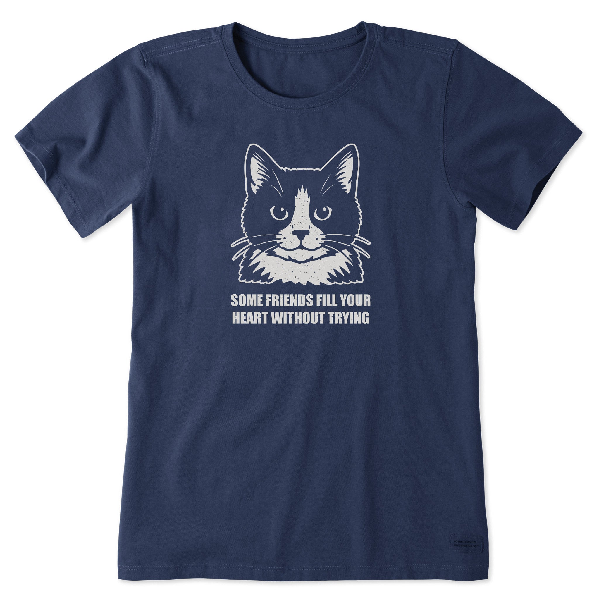 Women's Bert's Fill Your Heart Tuxedo Cat Short Sleeve Tee | Shop