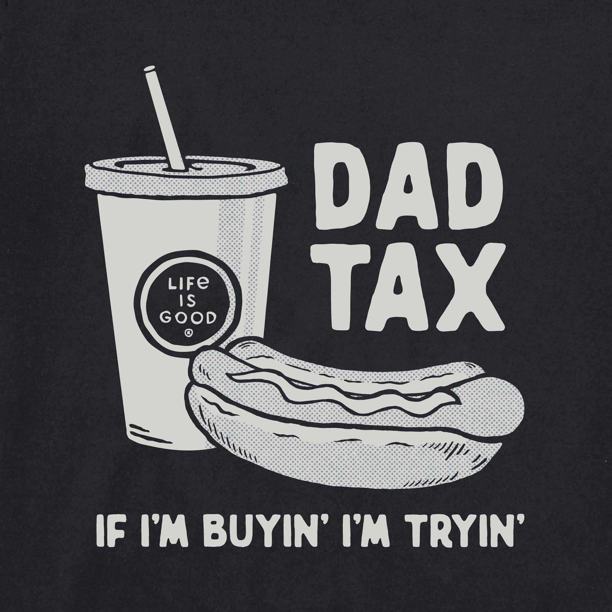Men's Dad Tax Hot Dog Short Sleeve Tee | Shop Life is Good
