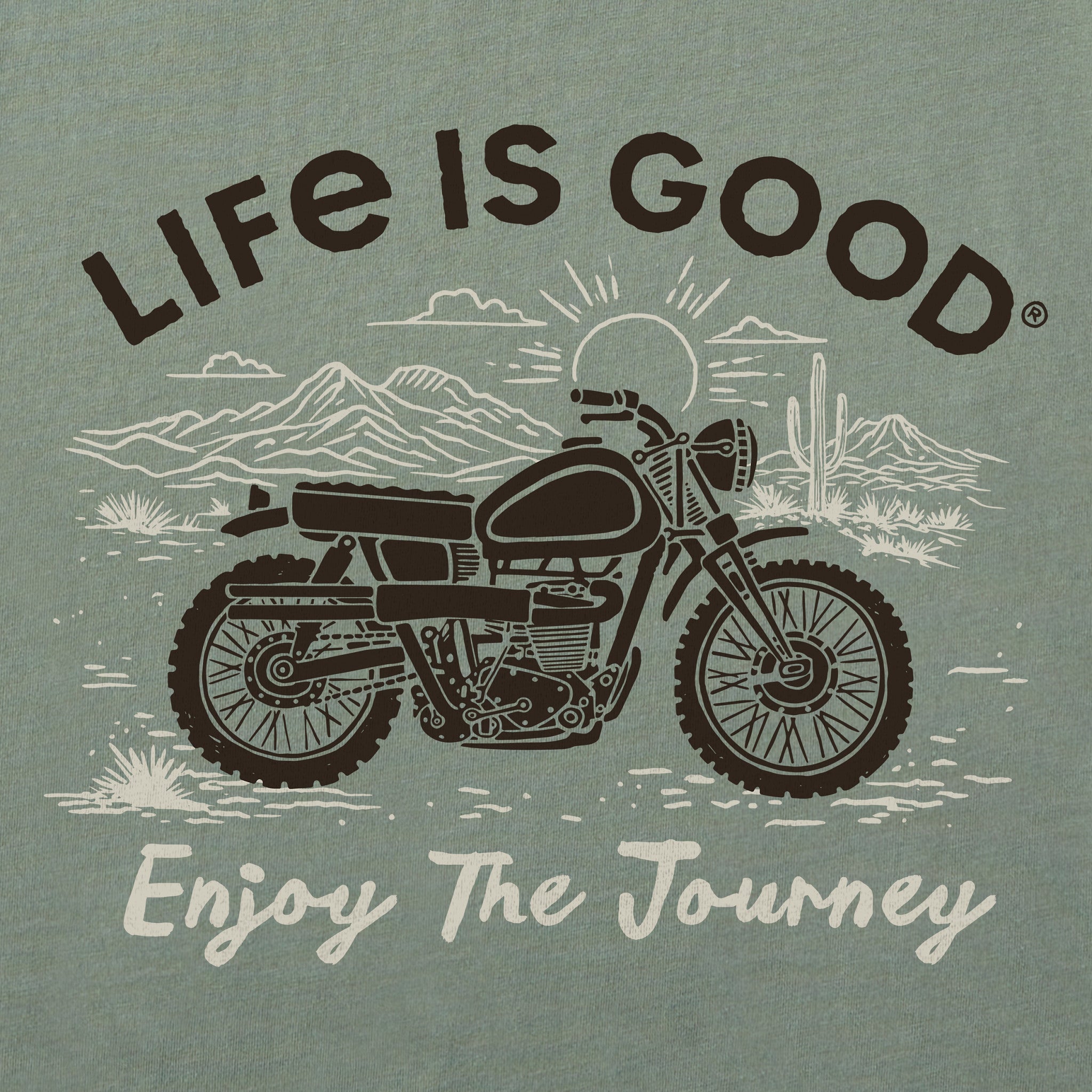Men's Enjoy the Journey Motorcycle Short Sleeve Tee | Shop Life is