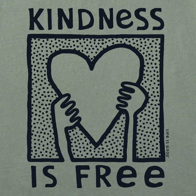 Product image for "Men's Kindness is Free Heart Short Sleeve Tee" ||166575_2