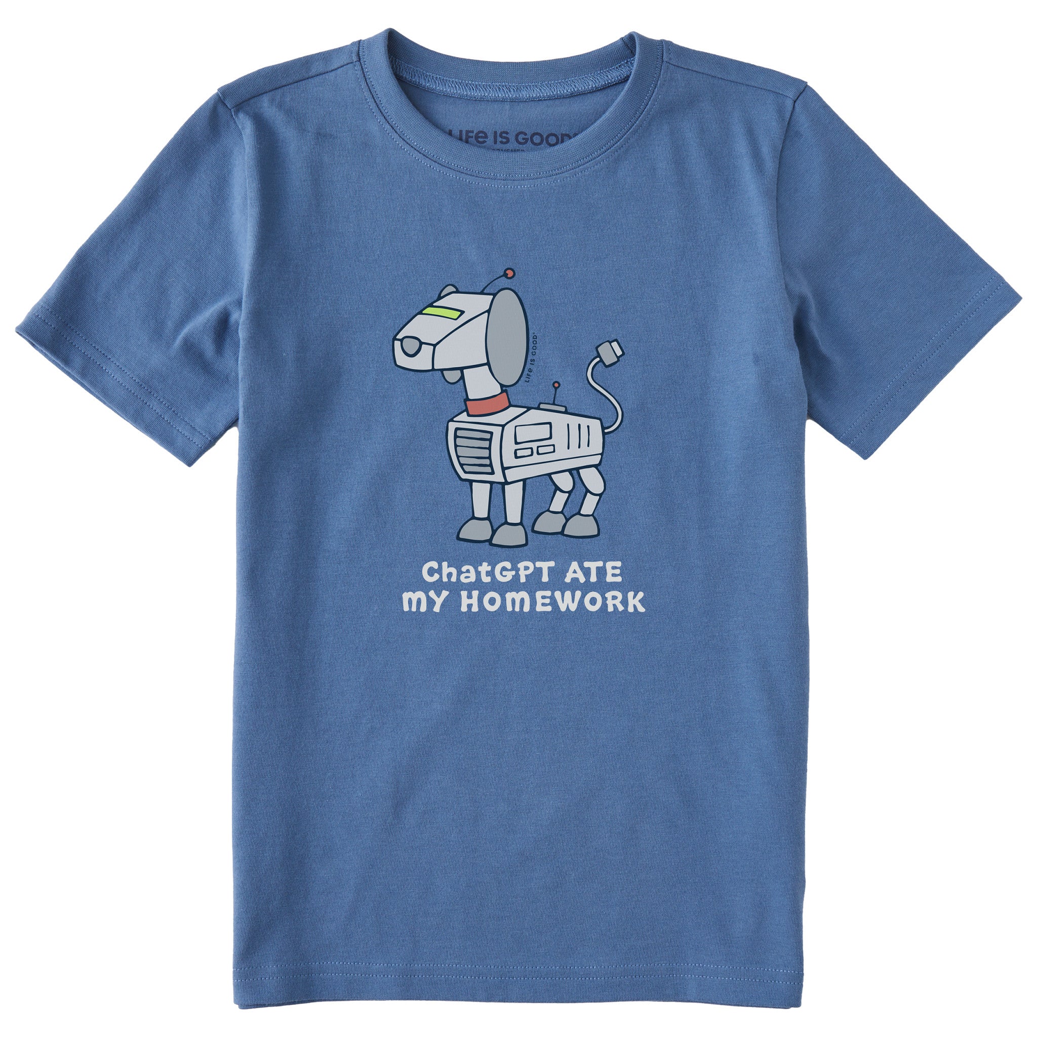 Kids ChatGPT Ate My Homework Short Sleeve Crusher Tee | Shop Life