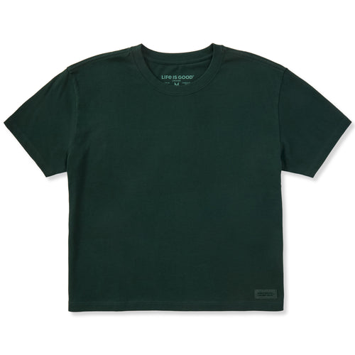T-shirt Femme Stylus - Vert Uni - Manches Courtes - Taille S - Occasion TBE