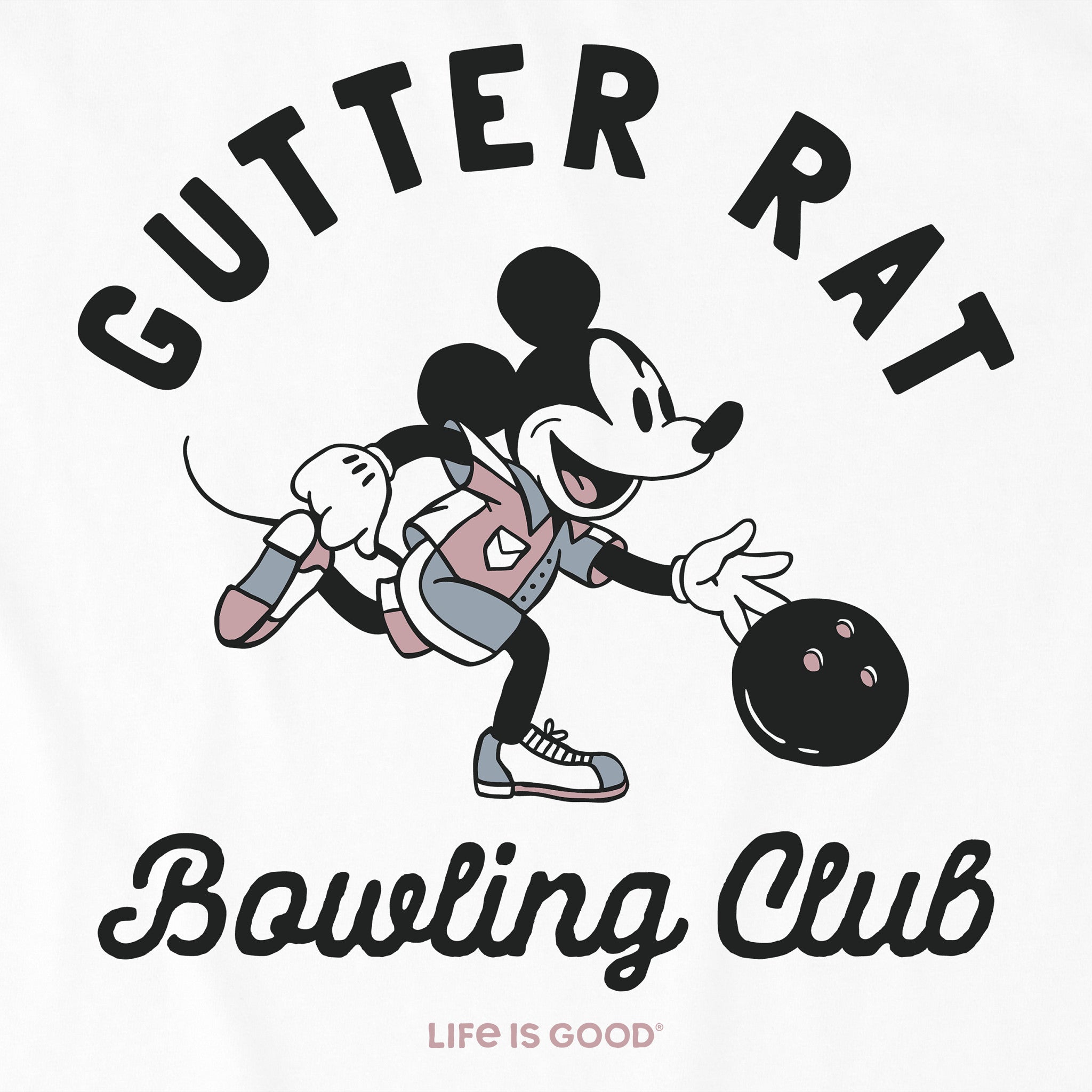Kids Gutter Rat Bowling Club Short Sleeve Crusher Tee | Shop Life