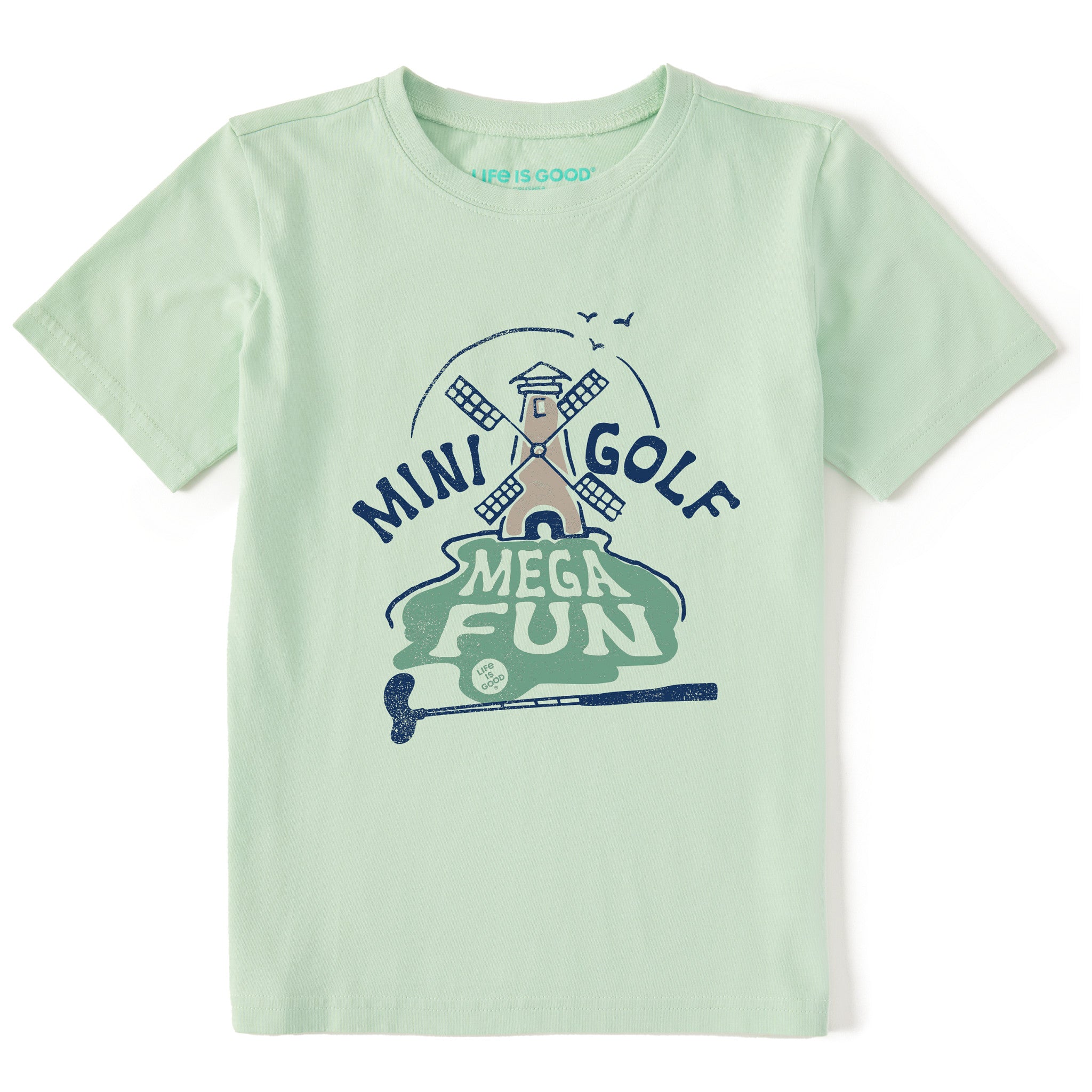 Kids Mini Golf Mega Fun Short Sleeve Crusher Tee | Shop Life is Good