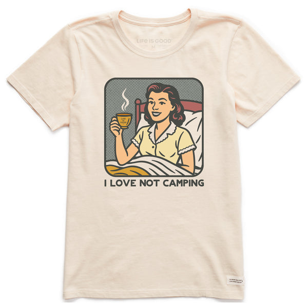 camping tee shirts Life is Good Women's Bert's I Love not Short Sleeve Crusher T-Shirt in Moss Green | Size Medium Can-Am-Outlander-1000-R-2017 Available in S Color:Propane Apis Tactical Schwerlast-Imkerhandschuhe