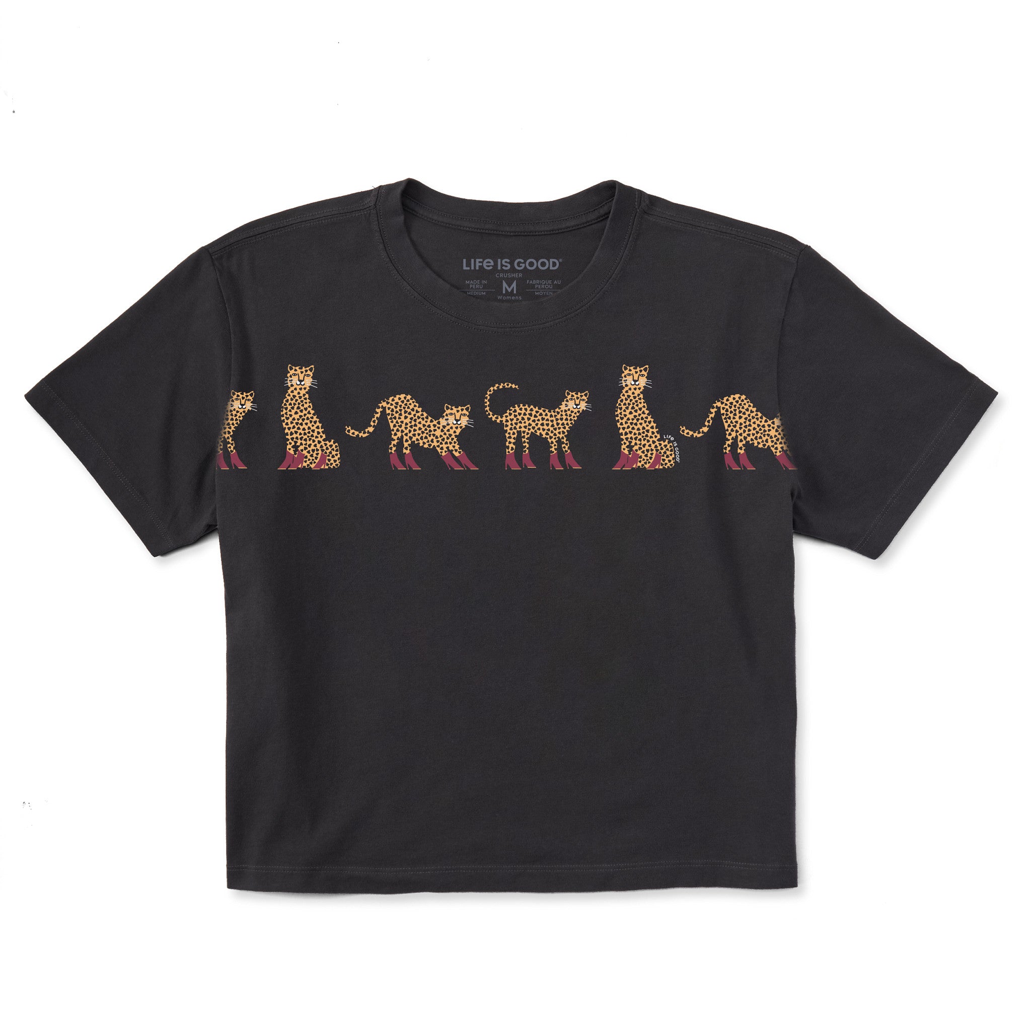 Women's Cheetahs in Boots Short Sleeve Crusher Boxy Tee | Shop