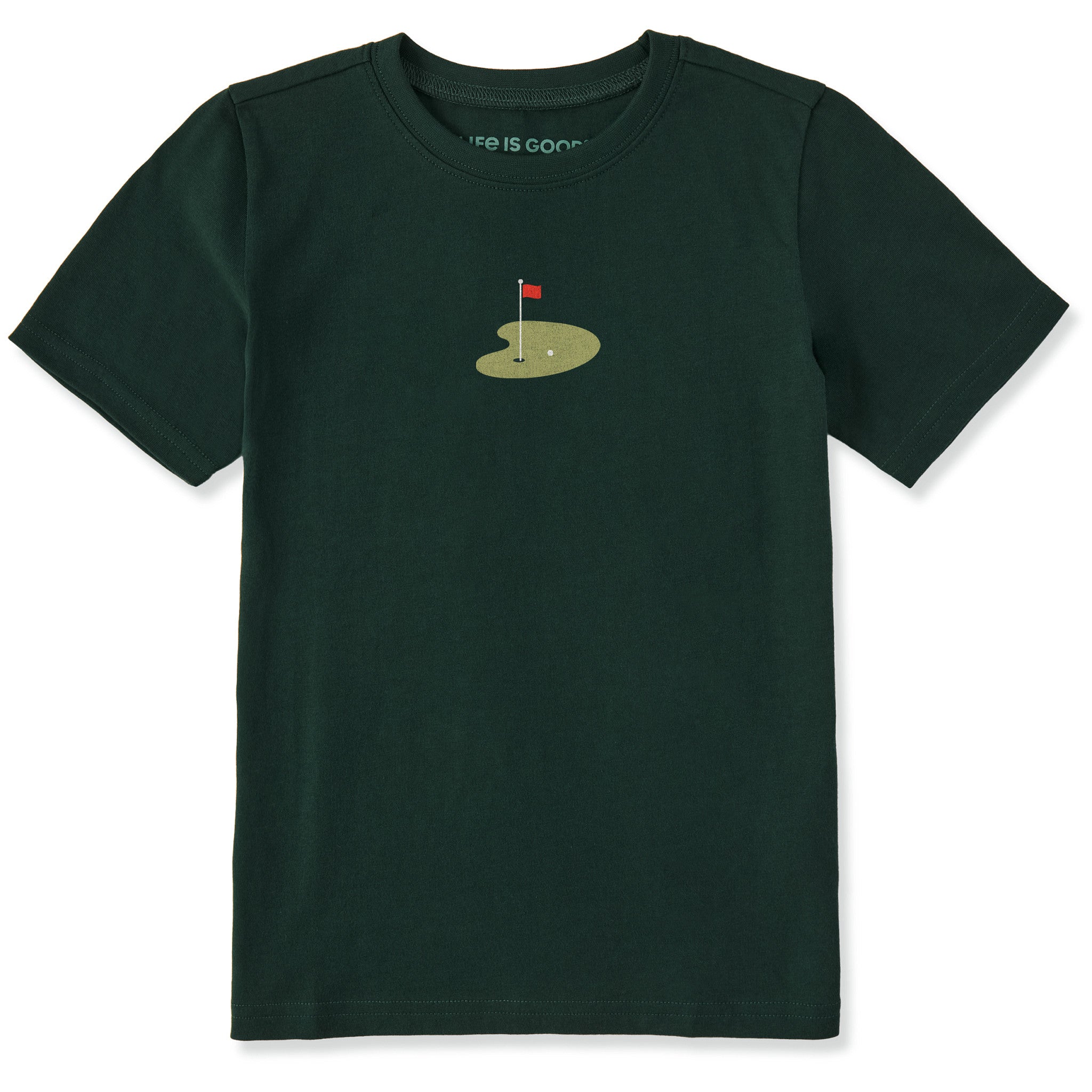 Kids Golf Green Short Sleeve Crusher Tee | Shop Life is Good