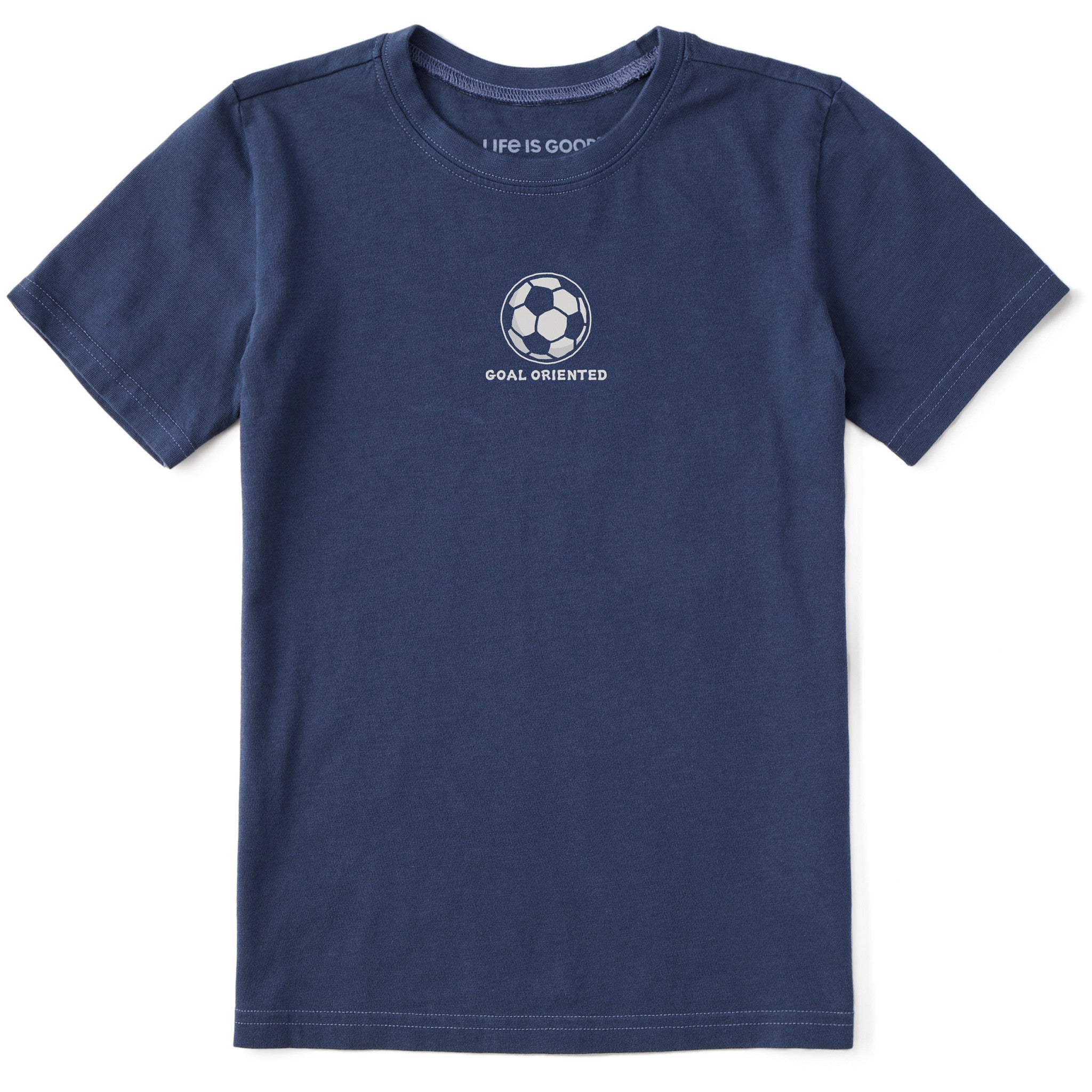 Kids Goal Oriented Soccer Short Sleeve Crusher Tee | Shop Life is Good