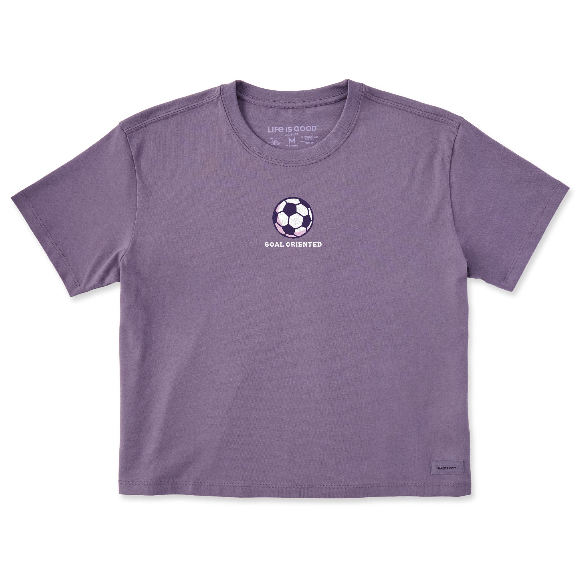 Women's Goal Oriented Soccer Short Sleeve Crusher Boxy Tee | Shop