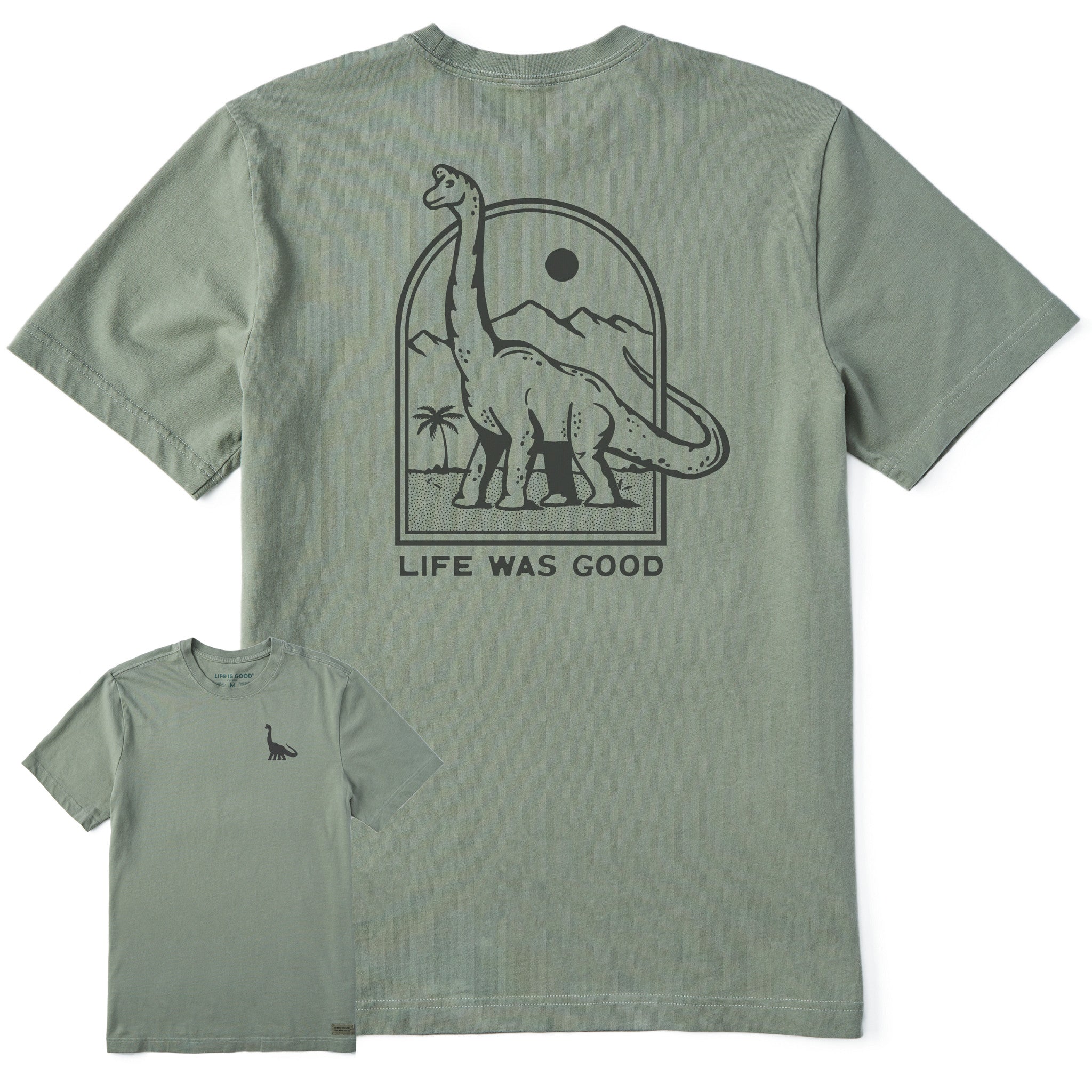 Men's Life Was Good Dinosaur Short Sleeve Tee | Shop Life is Good