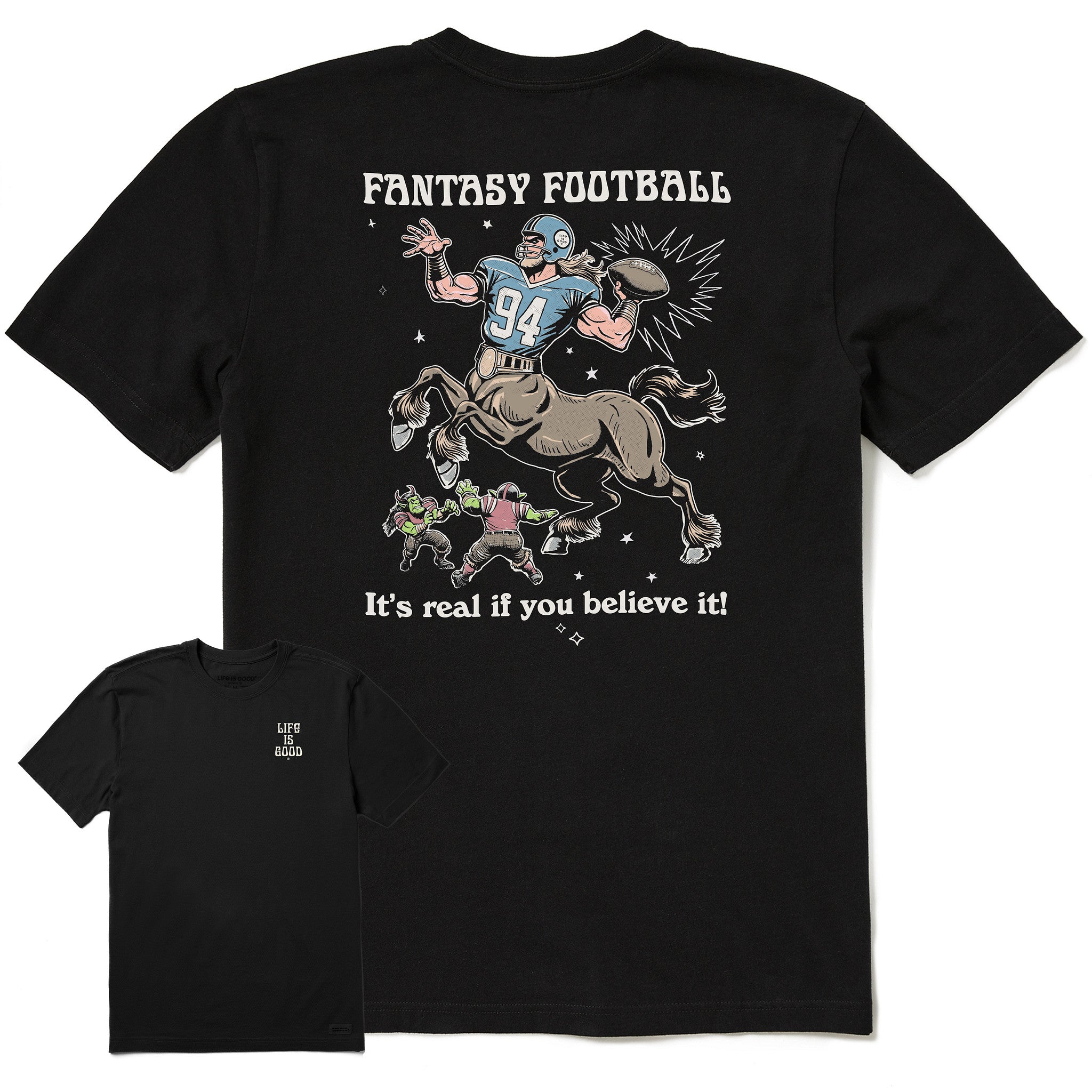 トップス LYFT MYTHOLOGICAL GRAPHIC FOOTBALL SHIRT Mythological Graphic Football Shirt - D.Grey – LÝFT