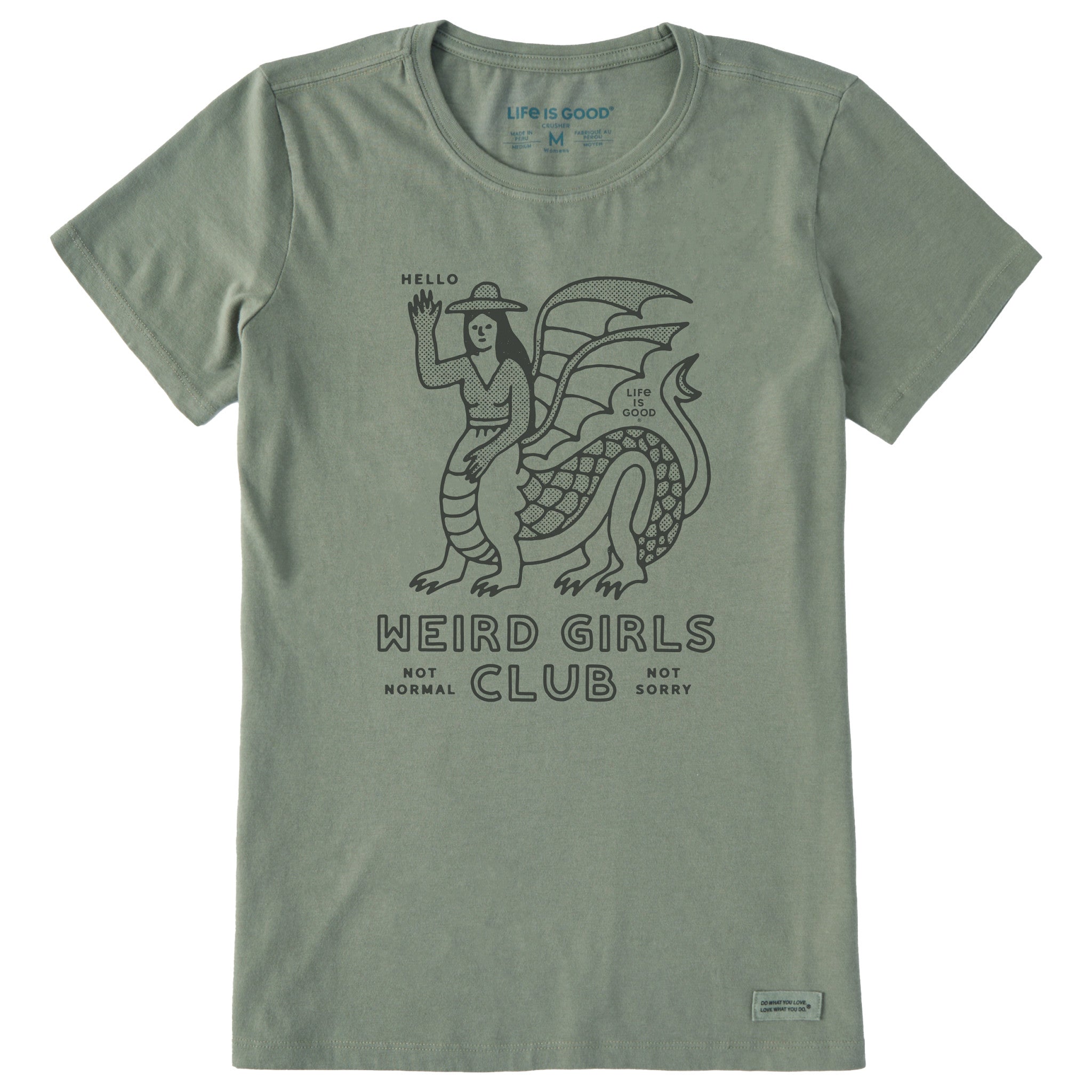 Women's Weird Girls Club Short Sleeve Crusher Tee | Shop Life is Good