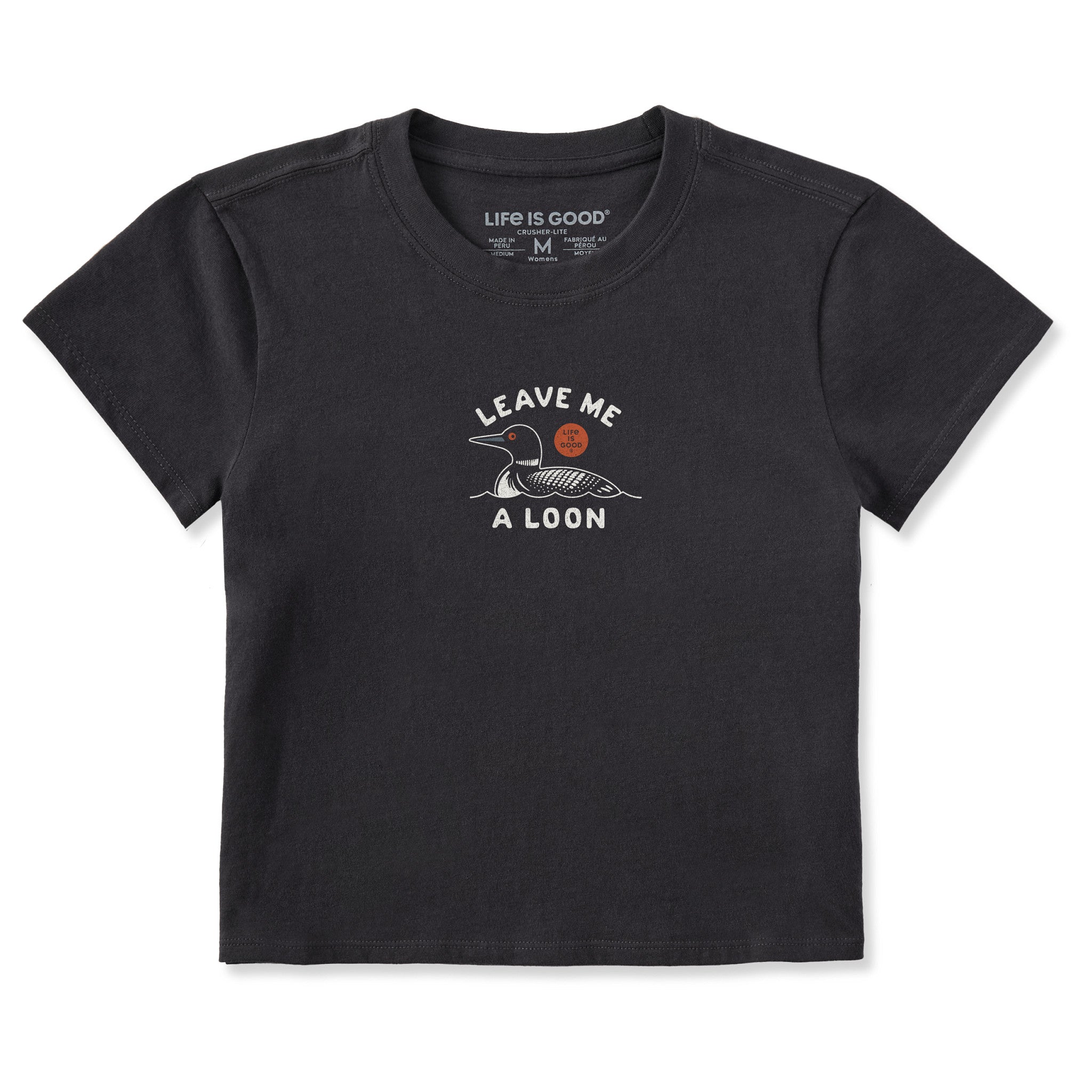 Women's Leave Me a Loon Crusher-LITE Shrunken Tee | Shop Life is Good