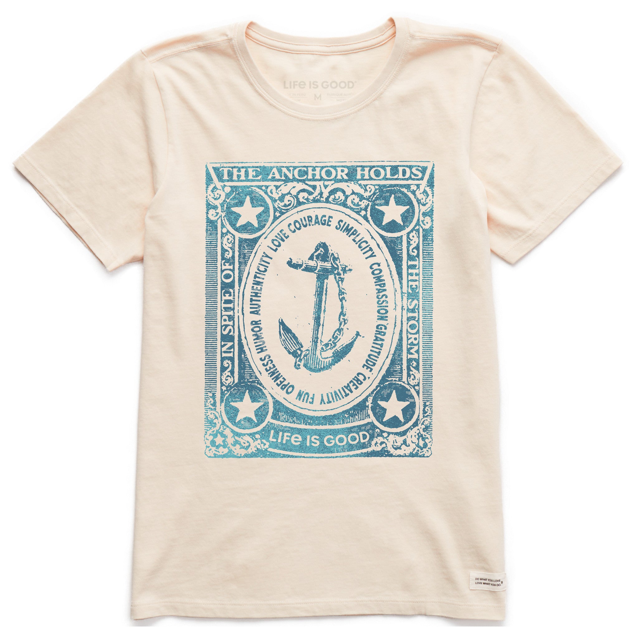 Women's The Anchor Holds Short Sleeve Crusher Tee | Shop Life is Good