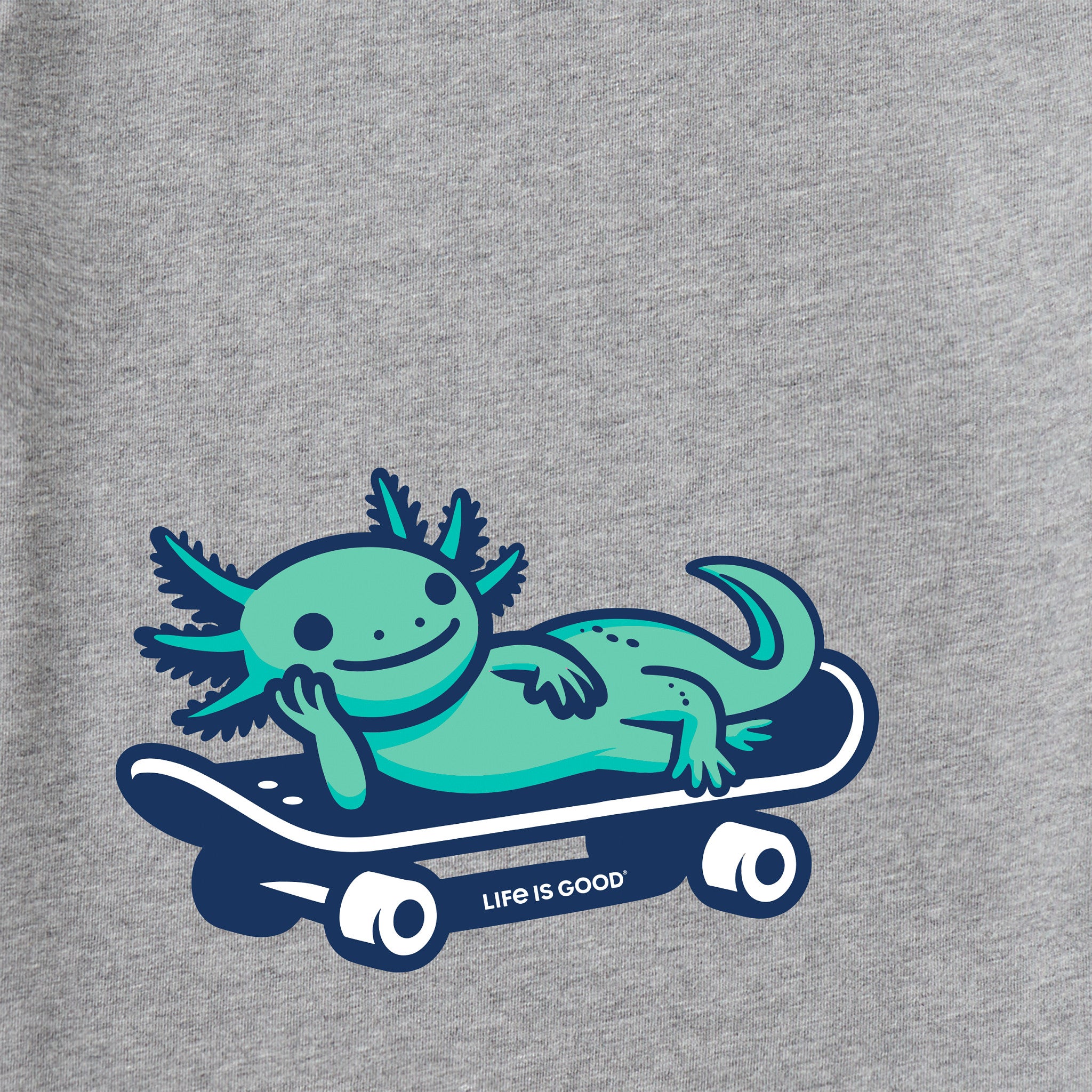 Kids Skater Axolotl Short Sleeve Crusher Tee | Shop Life is Good