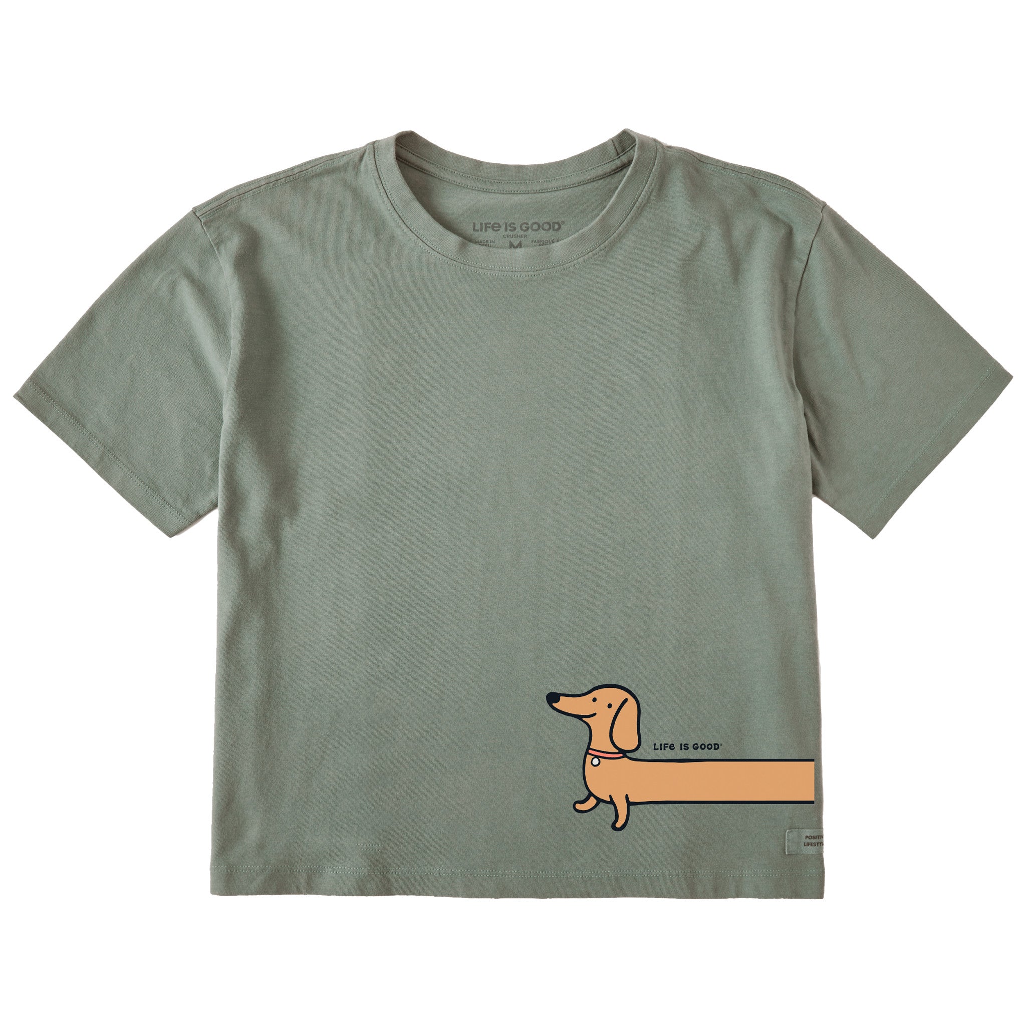 Women's Weenie Dog Short Sleeve Crusher Boxy Tee | Shop Life is Good