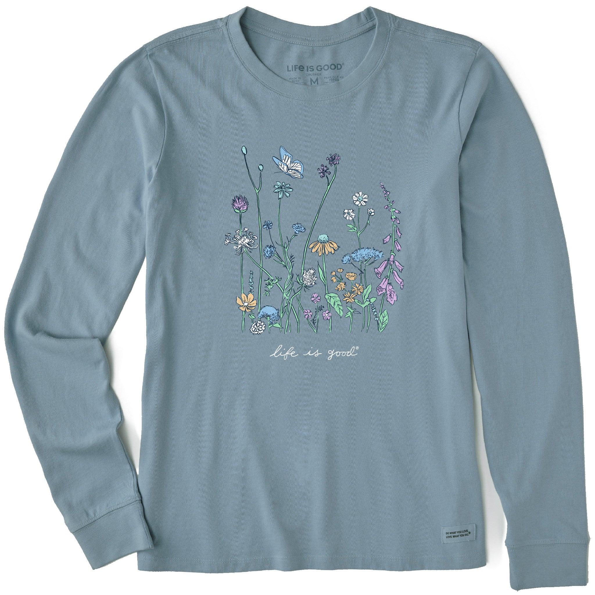 Women's Realaxed Wildflowers Long Sleeve Crusher Tee | Shop Life
