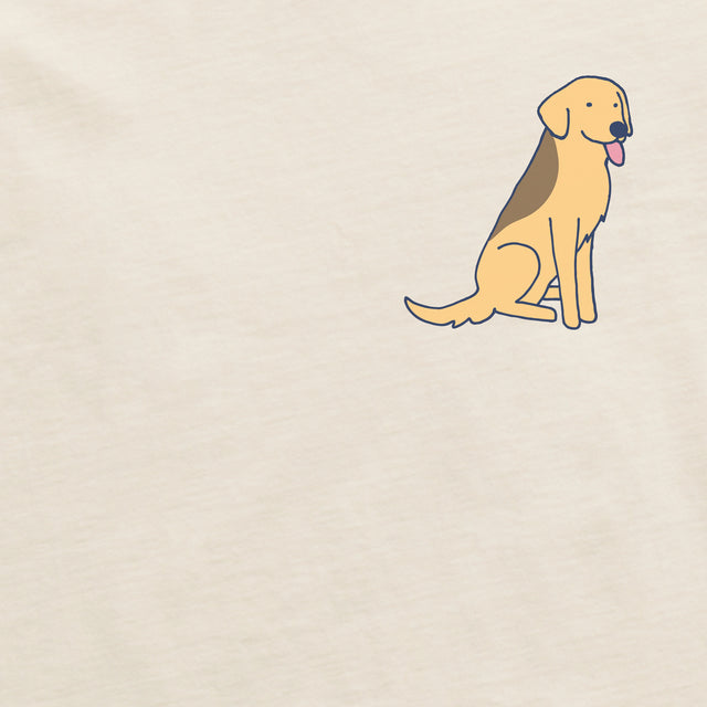 Product image for "Men's Bert's Smiley Dog Short Sleeve Crusher Tee" ||169600_3