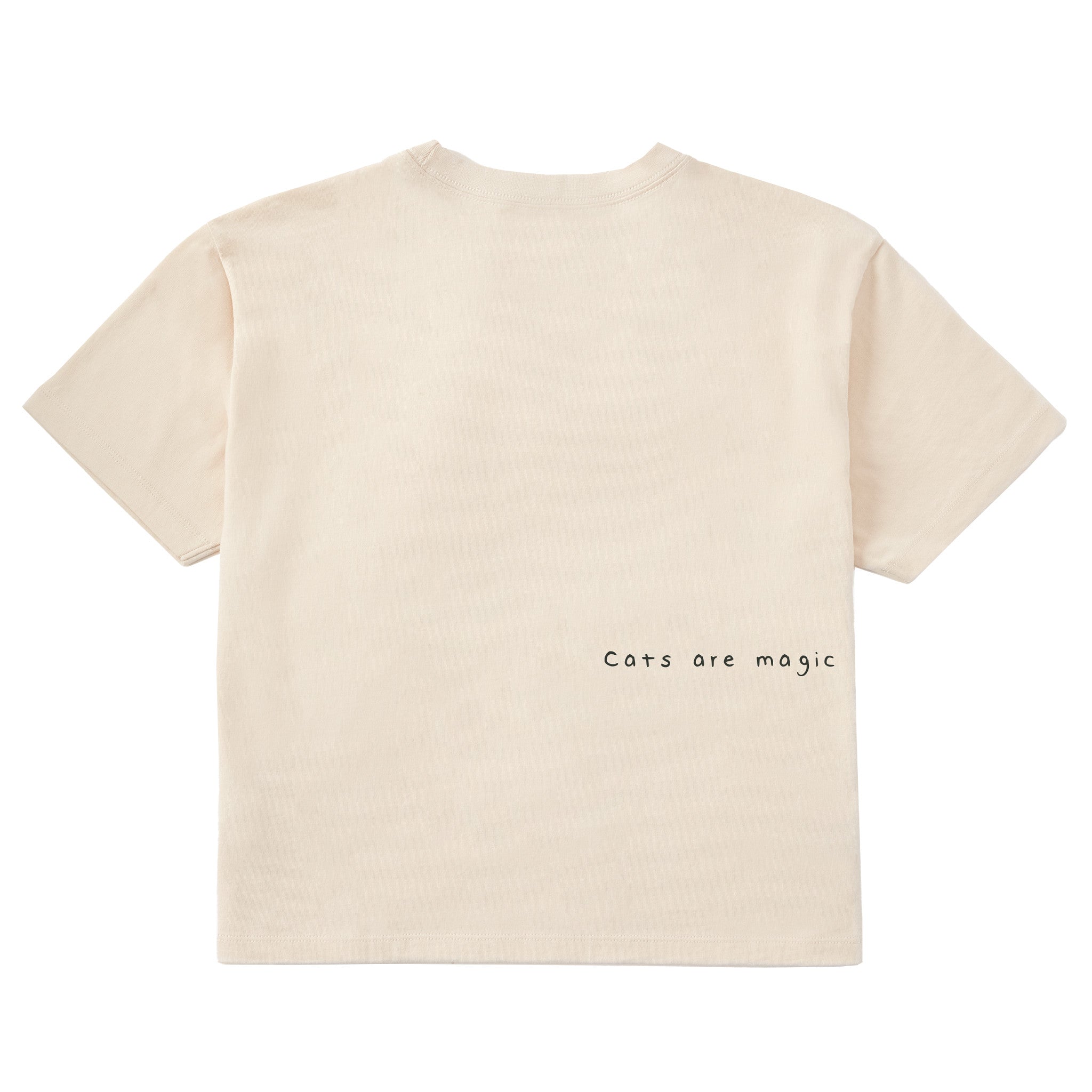 Women's Bert's Smiley Cat Short Sleeve Crusher Boxy Tee