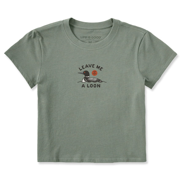 Women's Leave Me a Loon Crusher-LITE Shrunken Tee | Shop Life is Good