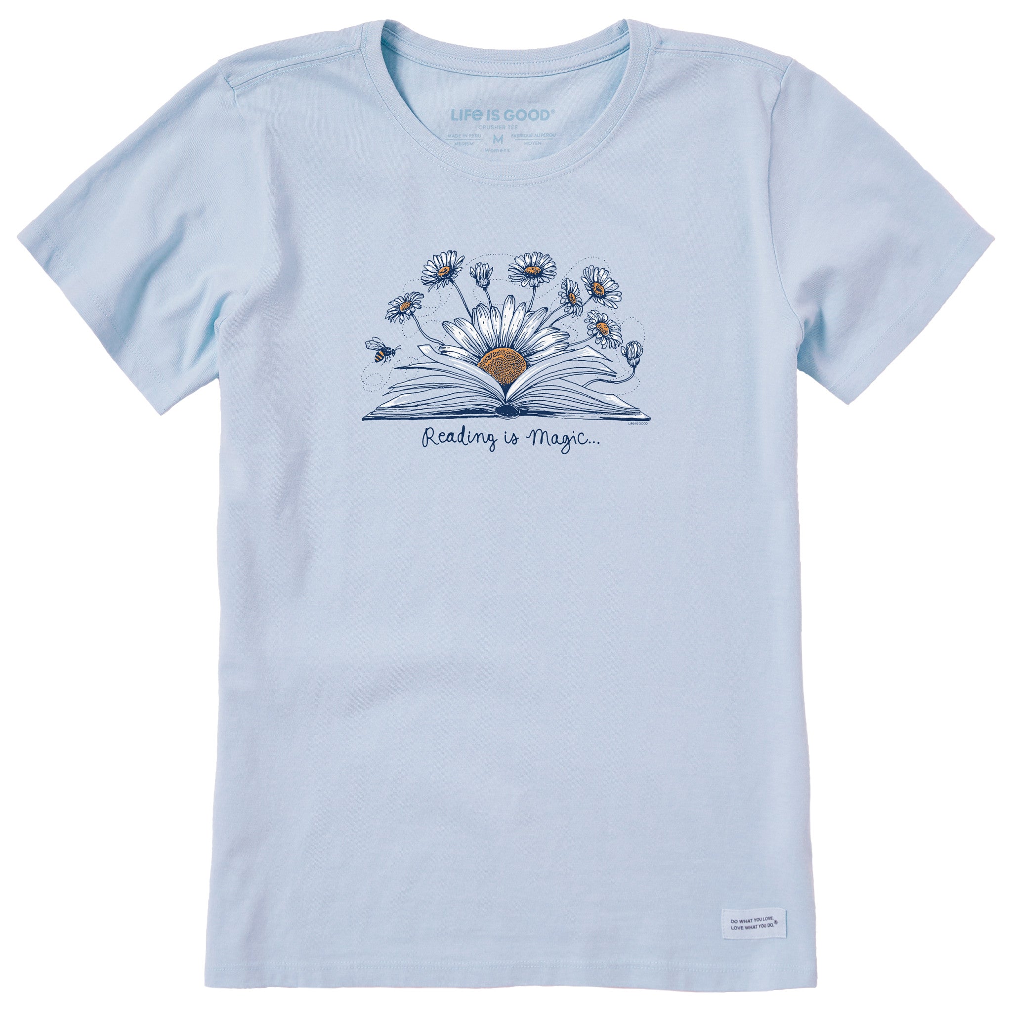 Women's Reading is Magic Short Sleeve Crusher Tee | Shop Life is Good
