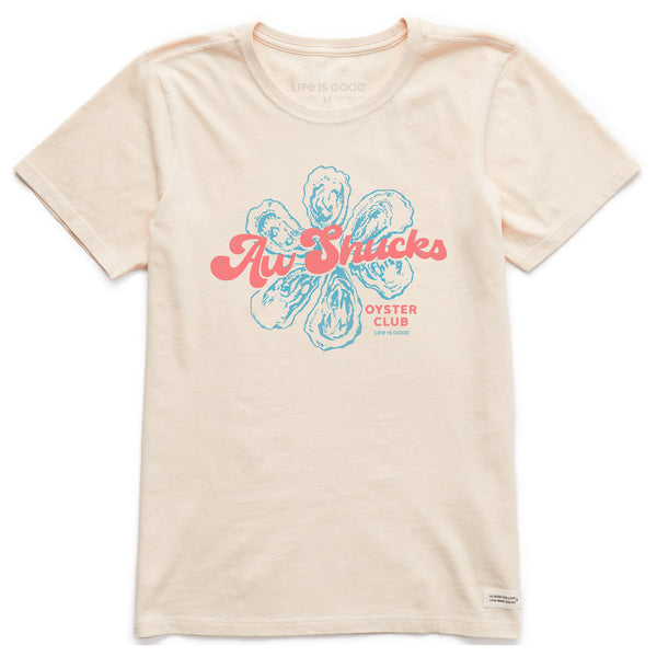 Women's Aw Shucks Oyster Club Short Sleeve Crusher Tee | Shop Life