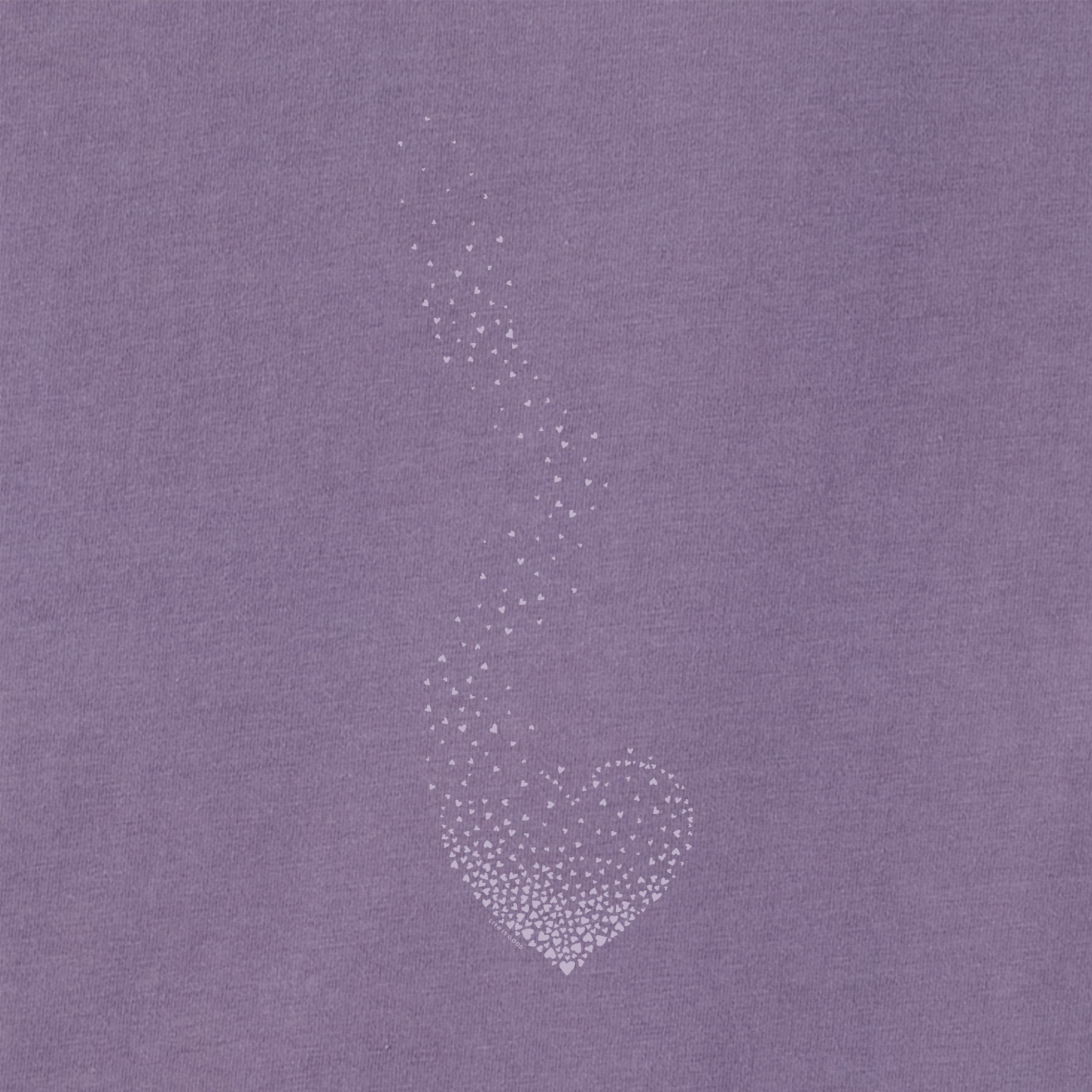 Women's Cascading Hearts Short Sleeve Vee | Shop Life is Good