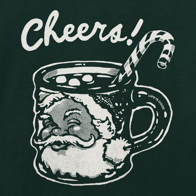 Product image for "Women's Cheers Santa Mug Short Sleeve Crusher Boxy Tee" ||170794_2