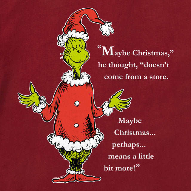 Product image for "Women's Grinch Meaning of Christmas Long Sleeve Crusher Tee" ||170929_2