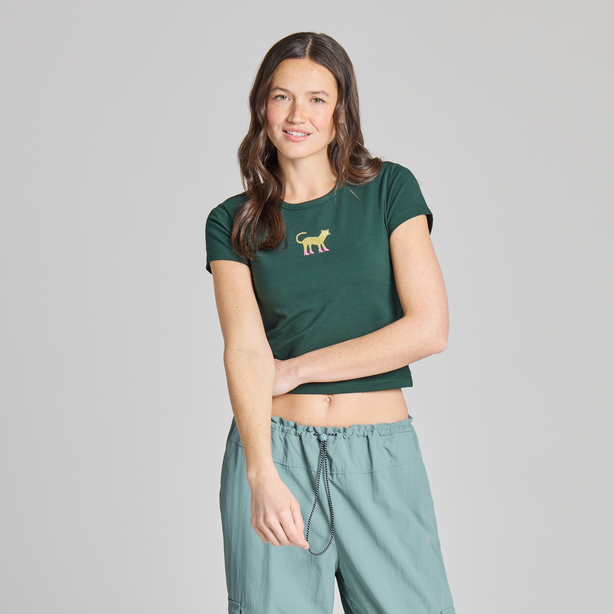Women's Love Leopard Women's Baby Tee | Shop Life is Good