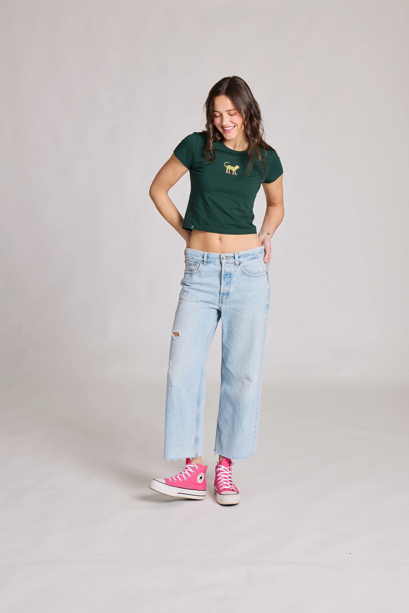 Women's Love Leopard Women's Baby Tee | Shop Life is Good