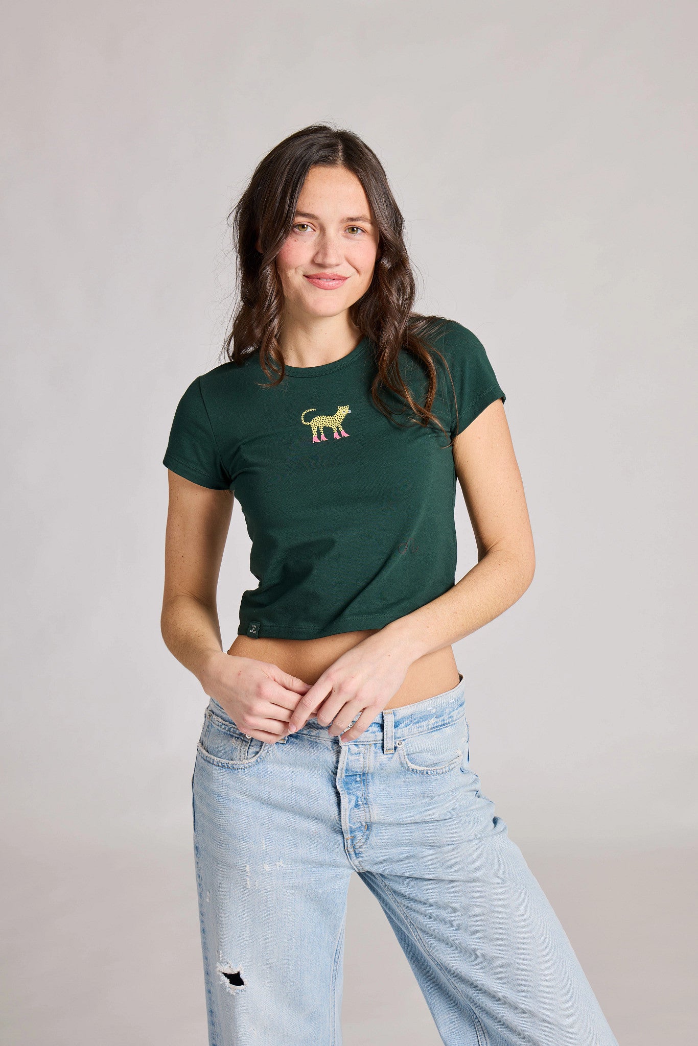 Women's Love Leopard Women's Baby Tee | Shop Life is Good