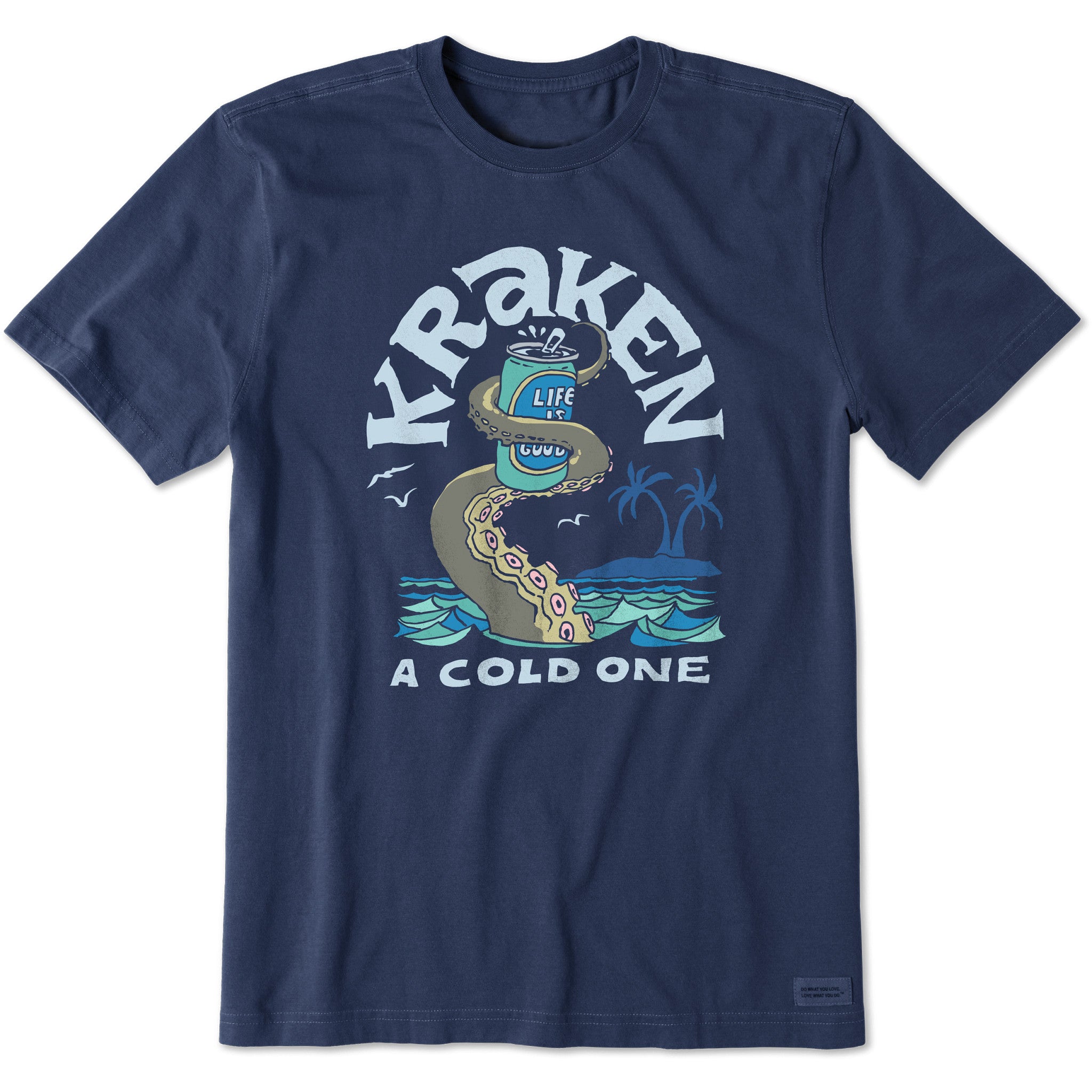 Men's Kraken a Cold One Short Sleeve Tee | Shop Life is Good