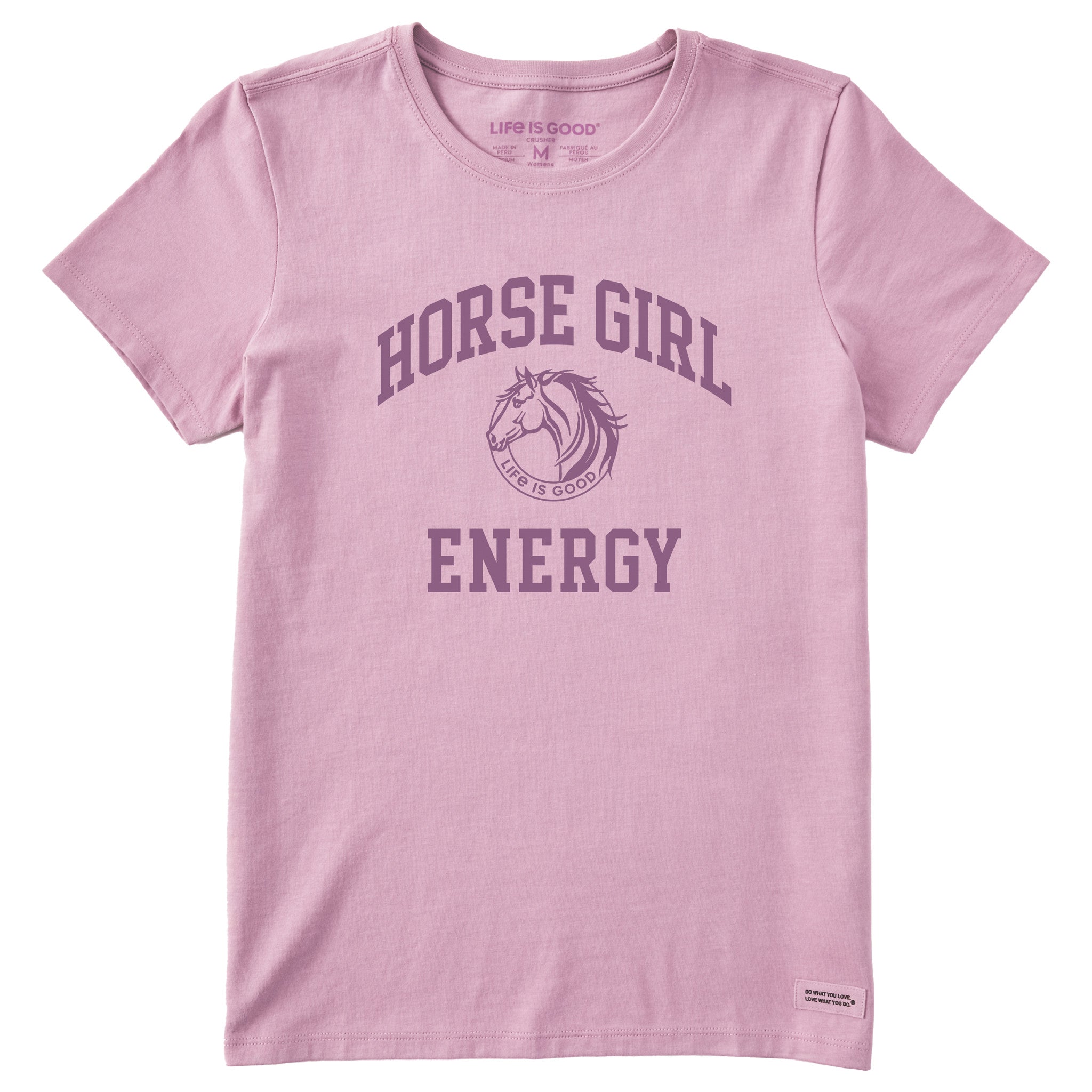 Women's Horse Girl Energy Short Sleeve Crusher Tee | Shop Life is Good