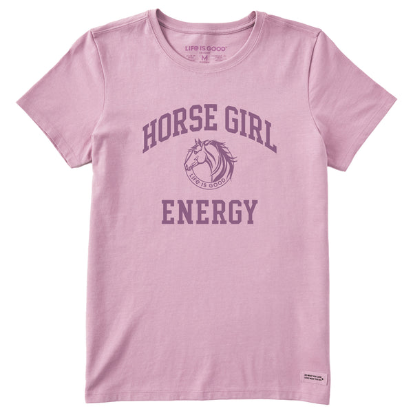 Women's Horse Girl Energy Short Sleeve Crusher Tee | Shop Life is Good