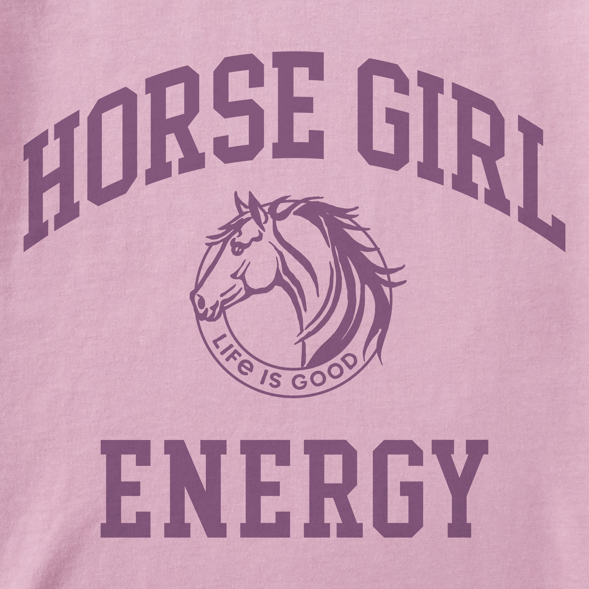 9090 Horse Girl Logo Mサイズ Women's Horse Girl Energy Short Sleeve Crusher Tee | Shop Life is Good