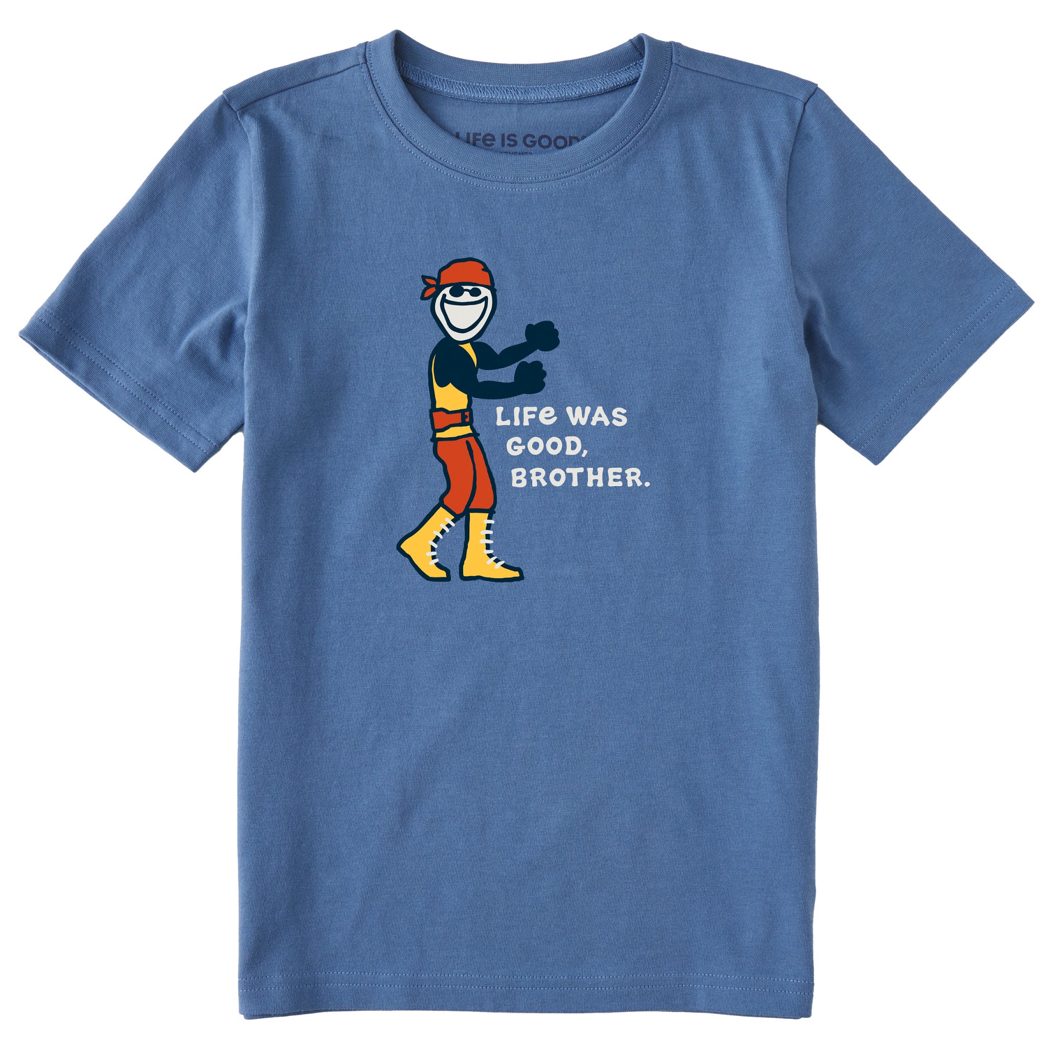 BROTHER BROTHER/ブラザー ブラザー SHORT SLEEVE T Kids Life Was Good, Brother Short Sleeve Crusher Tee | Shop Life