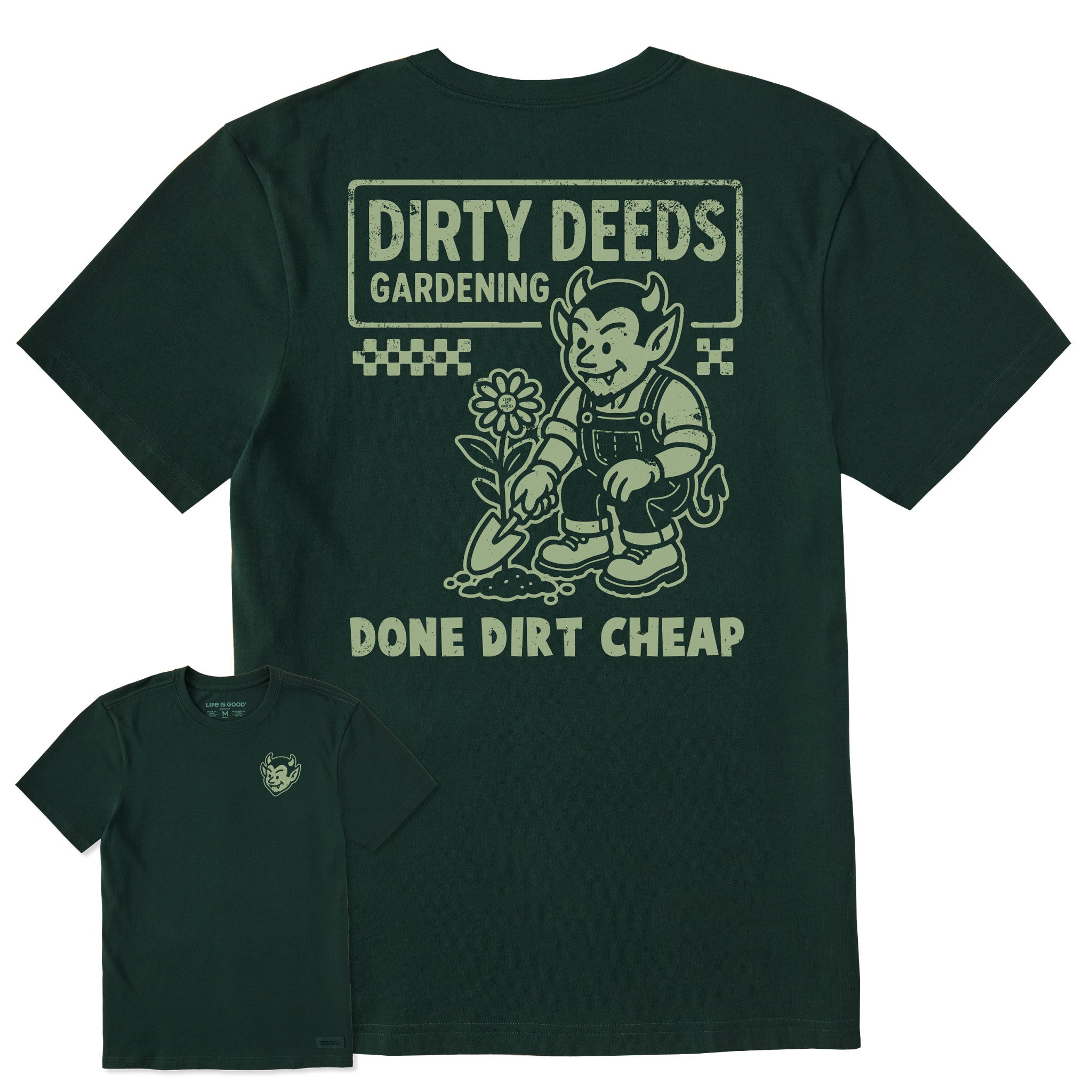 Men's Dirty Deeds Gardening Short Sleeve Crusher Tee | Shop Life