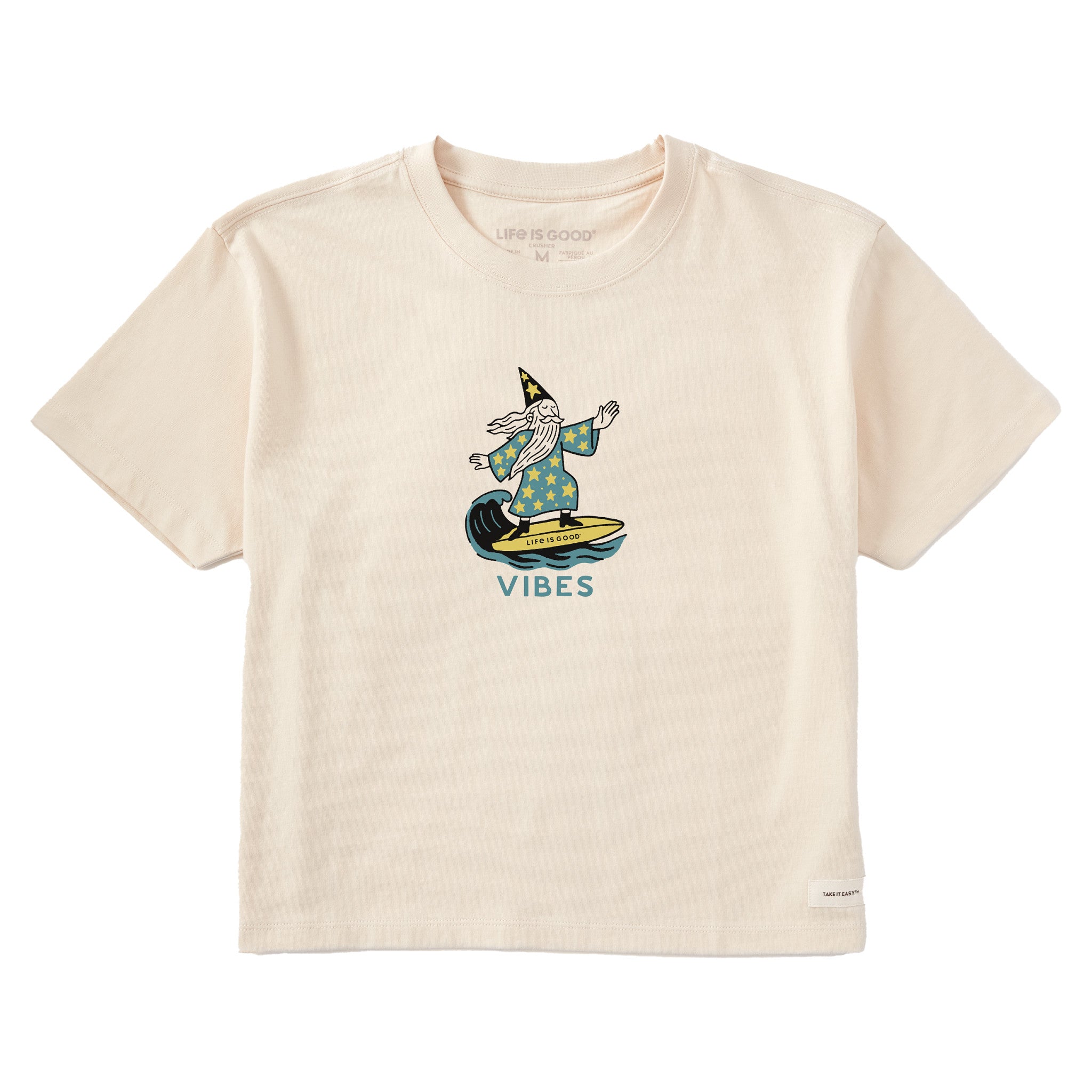 Women's Vibes Wizard Short Sleeve Crusher Boxy Tee | Shop Life is Good