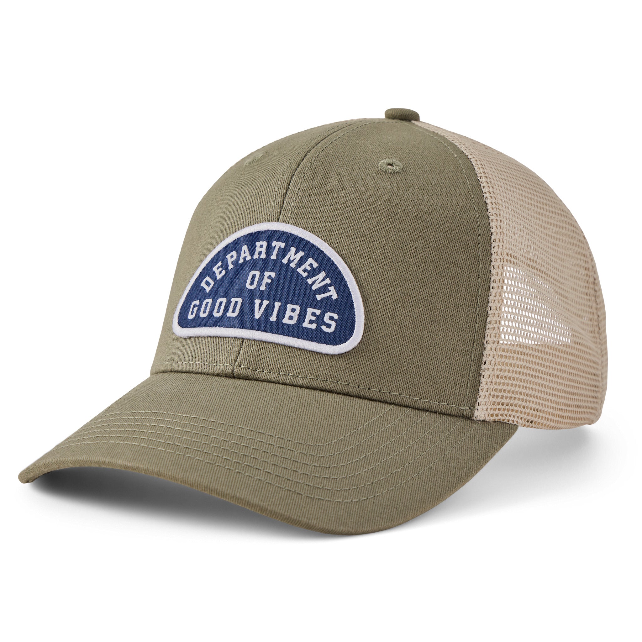 Adult Unisex Dept. of Good Vibes Patch Trucker | Shop Life  display picture 2