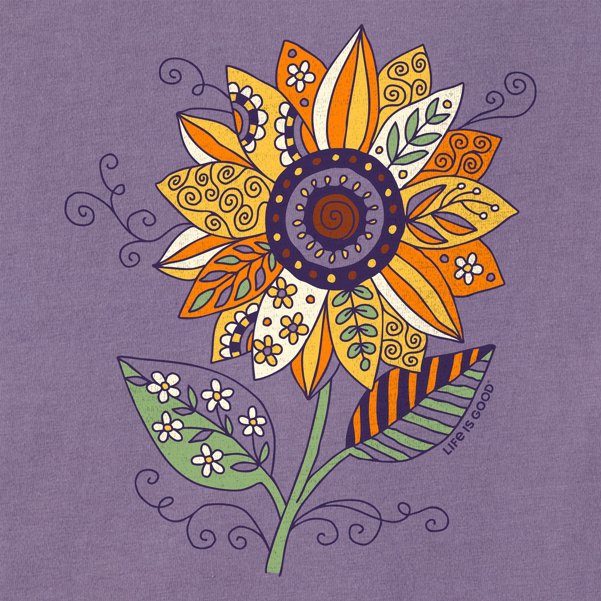 Women's Sunflower Season Long Sleeve Crusher Tee | Shop Life is Good