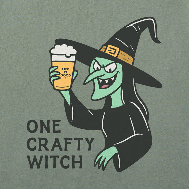 Product image for "Women's One Crafty Witch Short Sleeve Crusher Tee" ||172773_2