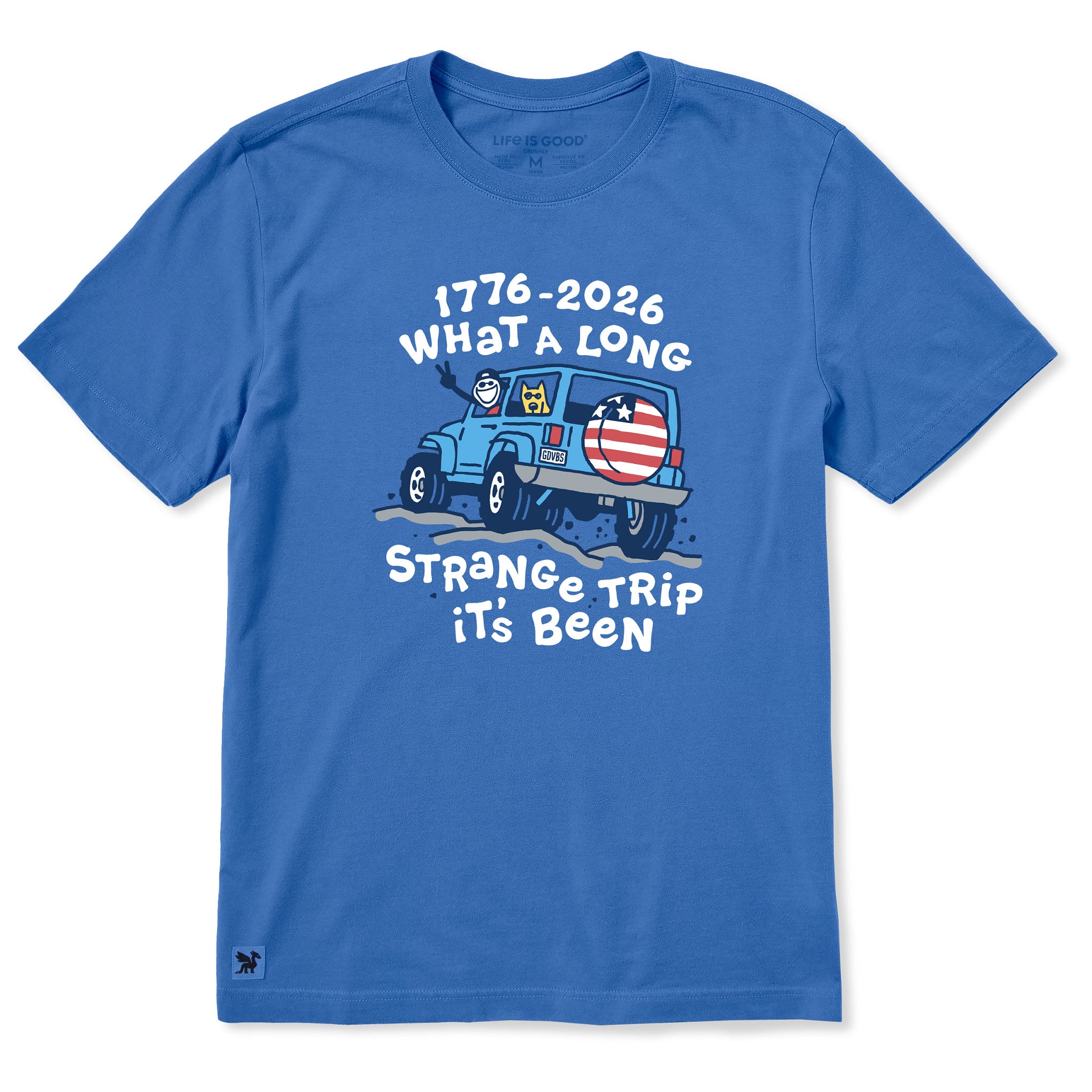 Men's What a Long Strange USA Trip Short Sleeve Crusher Tee | Shop