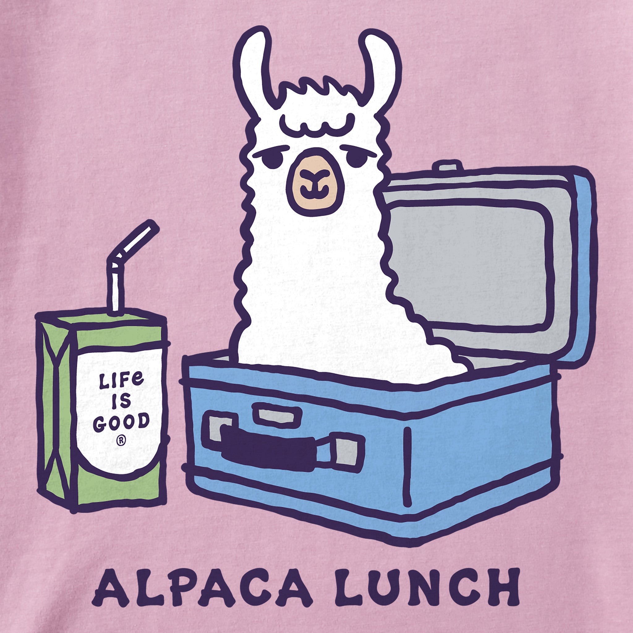 Women's Alpaca Lunch Short Sleeve Crusher Tee | Shop Life is Good